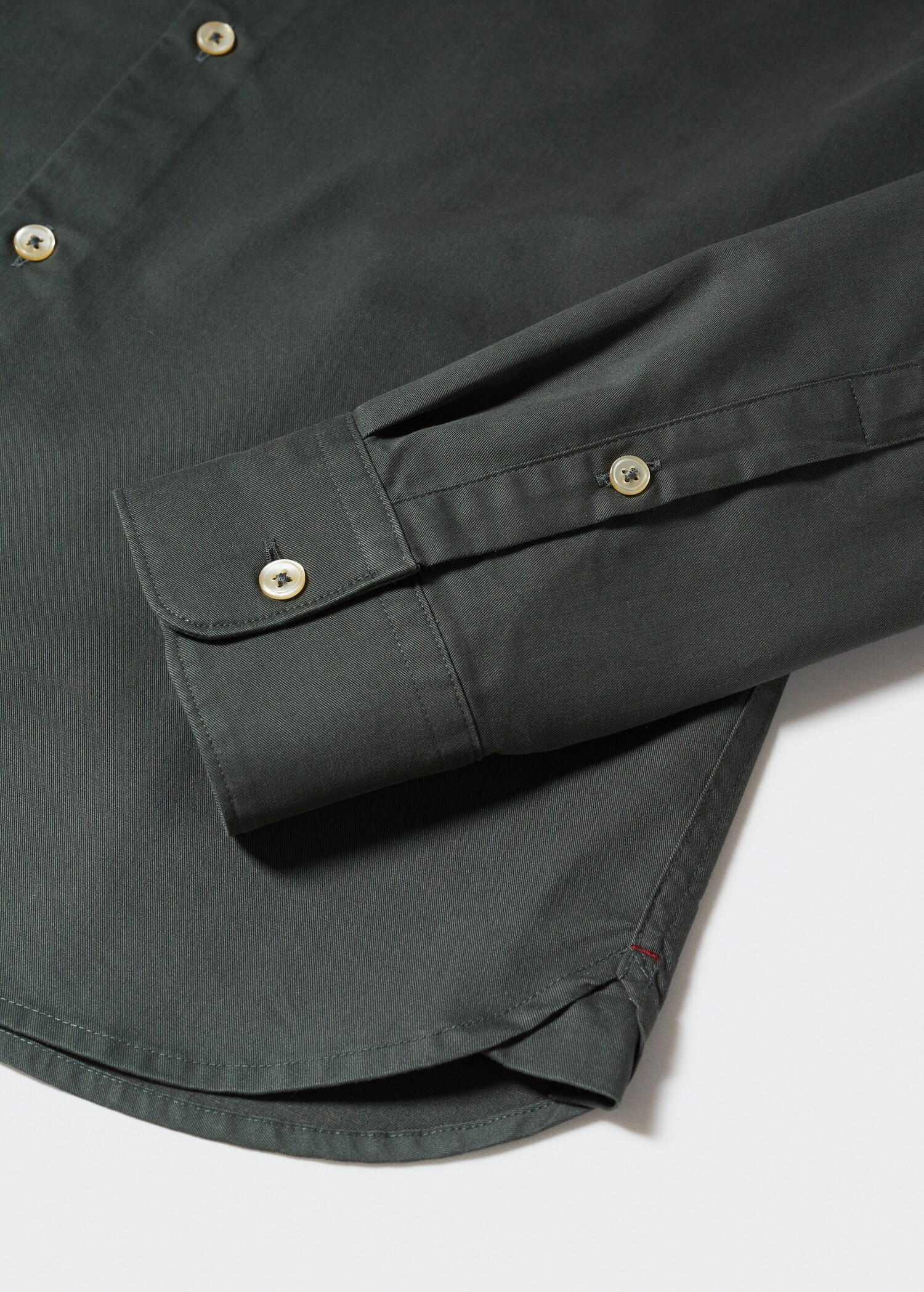 Slim fit cotton shirt - Details of the article 8