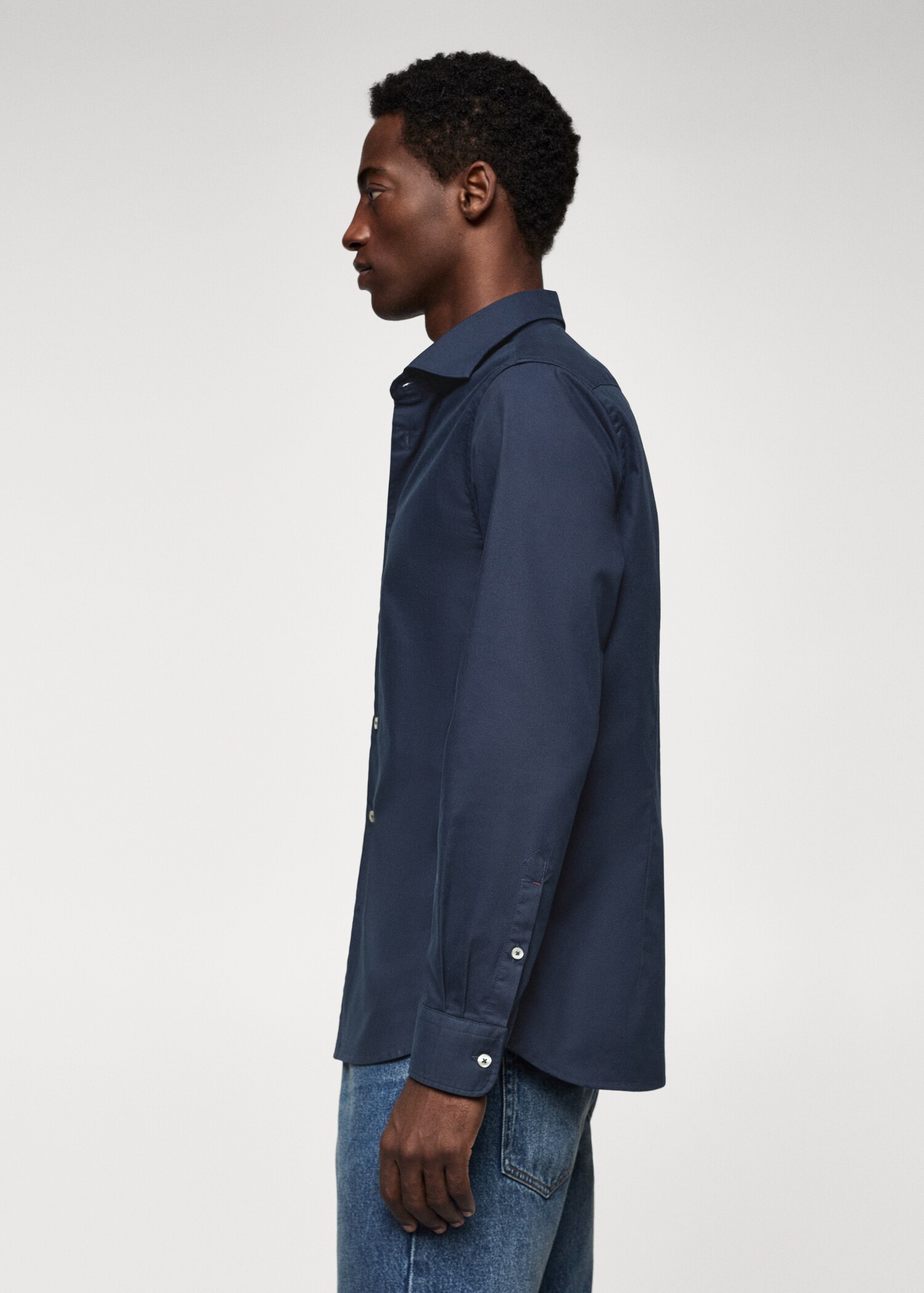 Slim fit cotton shirt - Details of the article 6