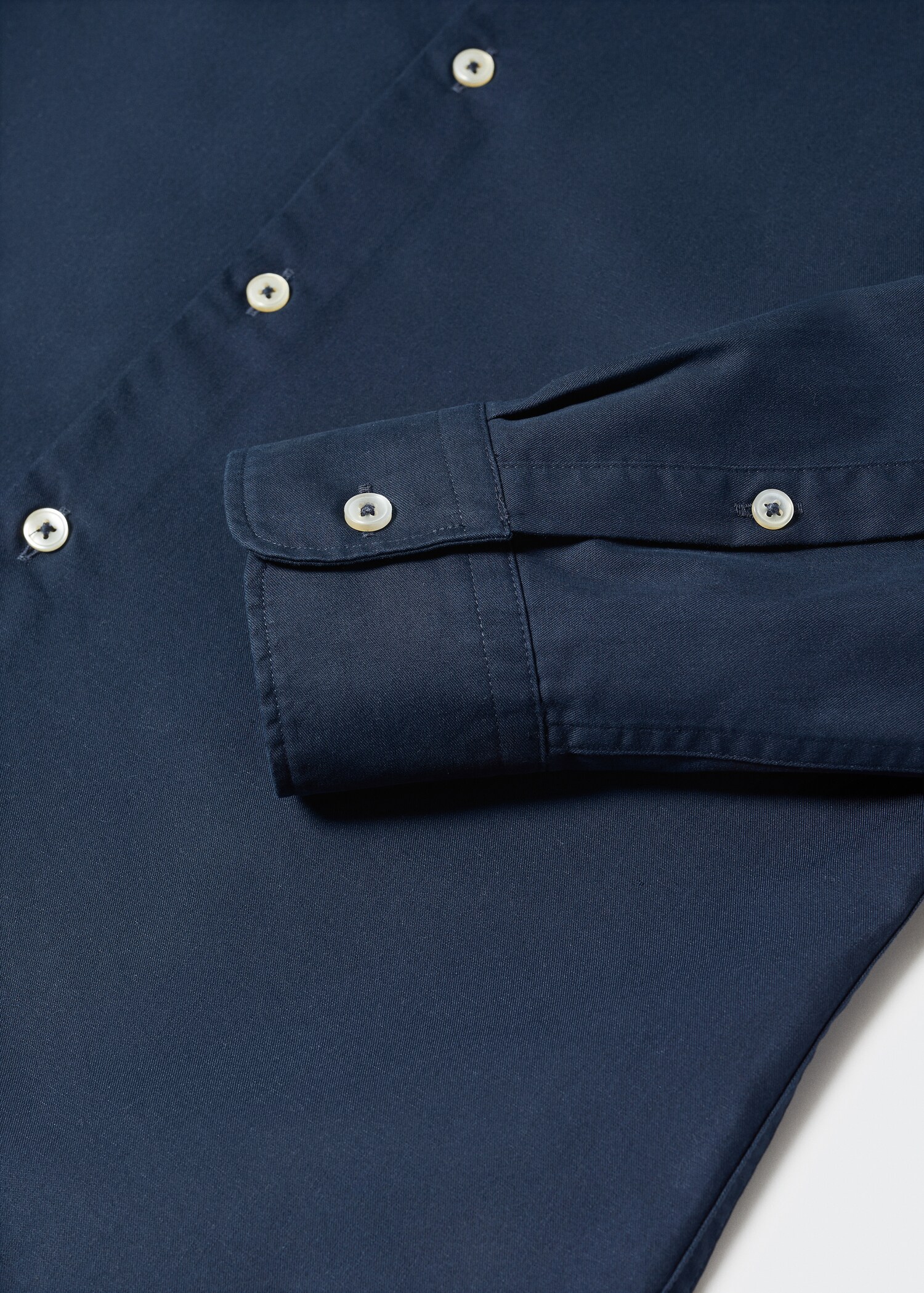 Slim fit cotton shirt - Details of the article 8