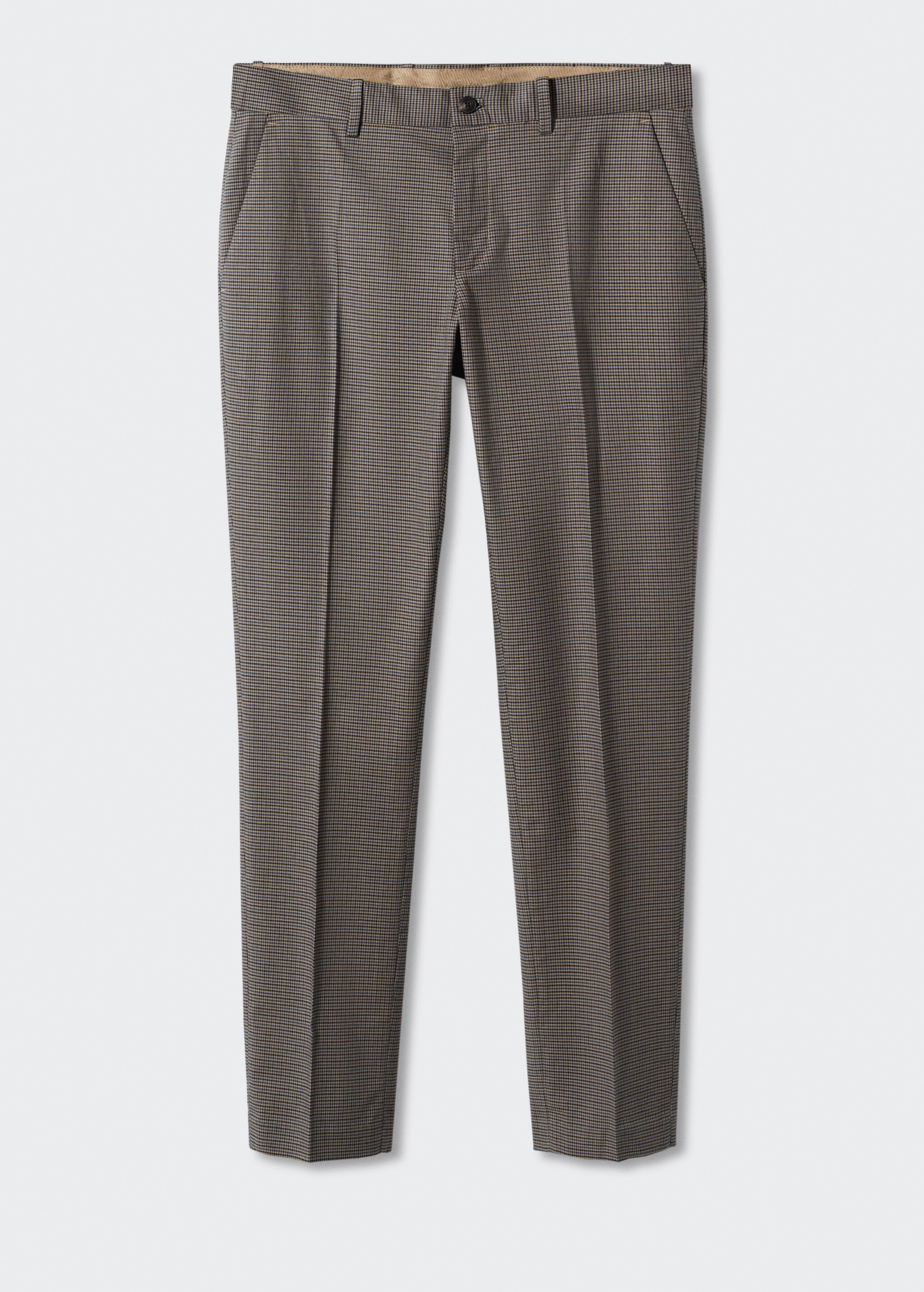 Slim fit houndstooth  trousers - Article without model