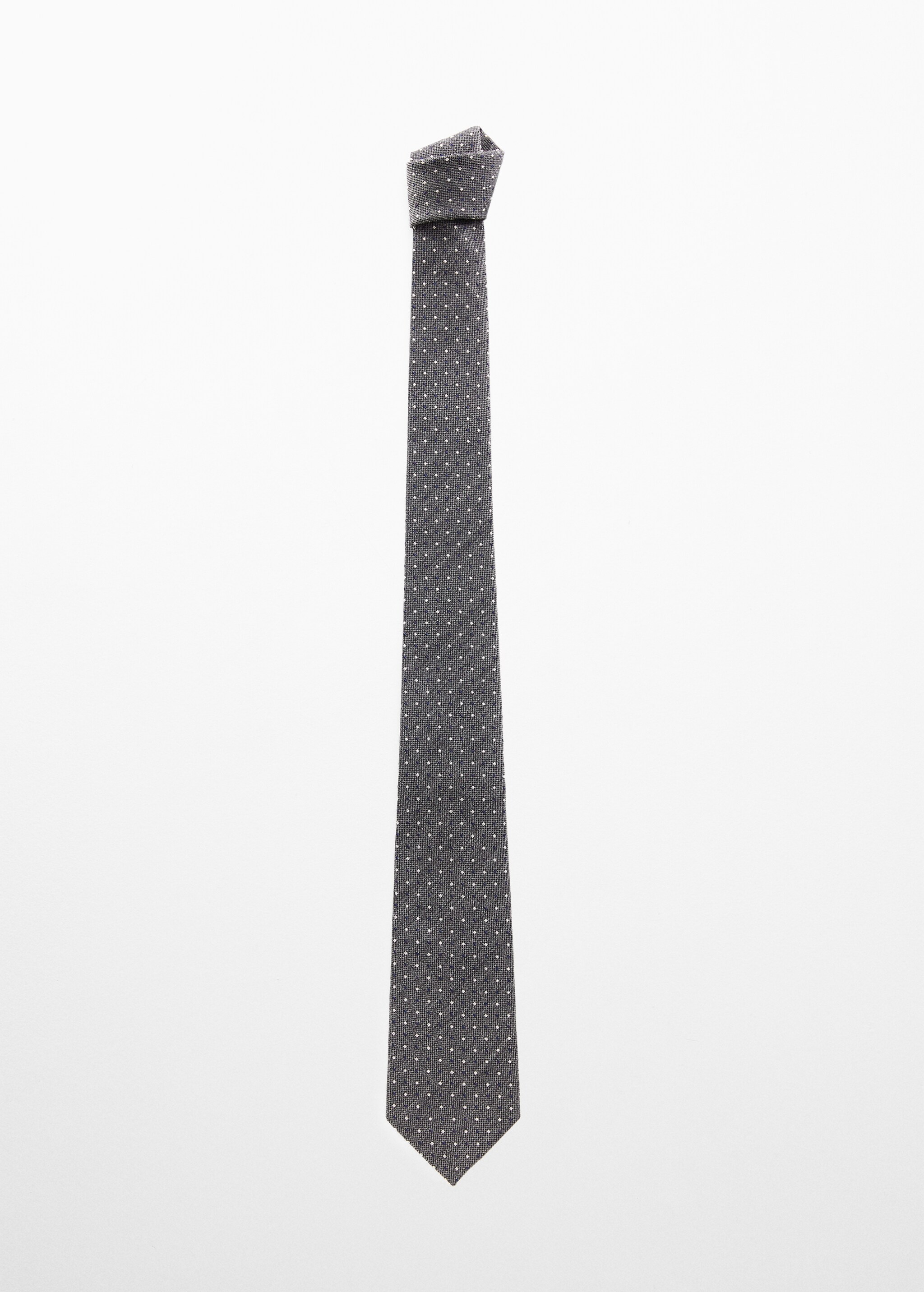 Silk wool knit tie - Article without model