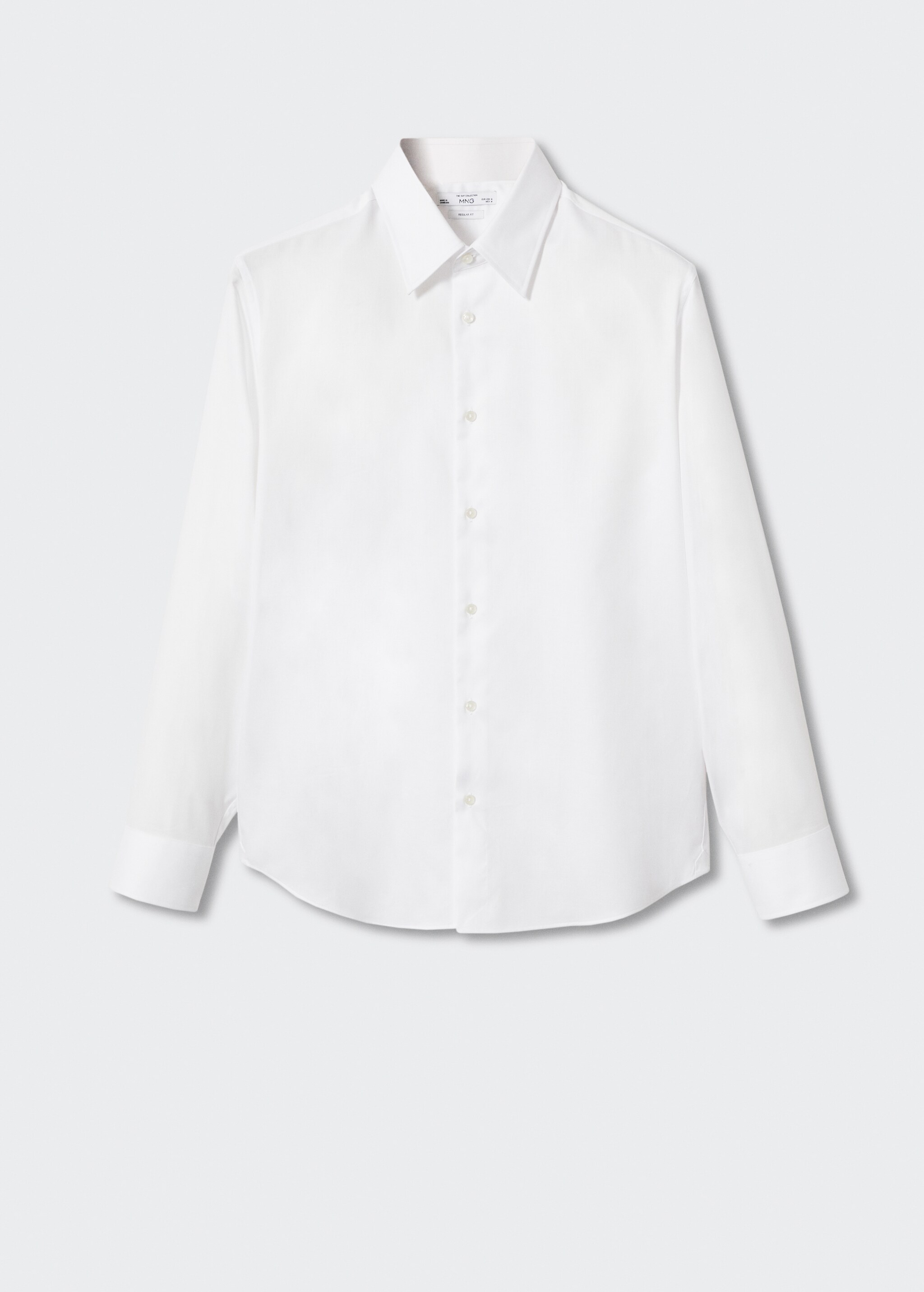 Regular fit cotton suit shirt - Article without model