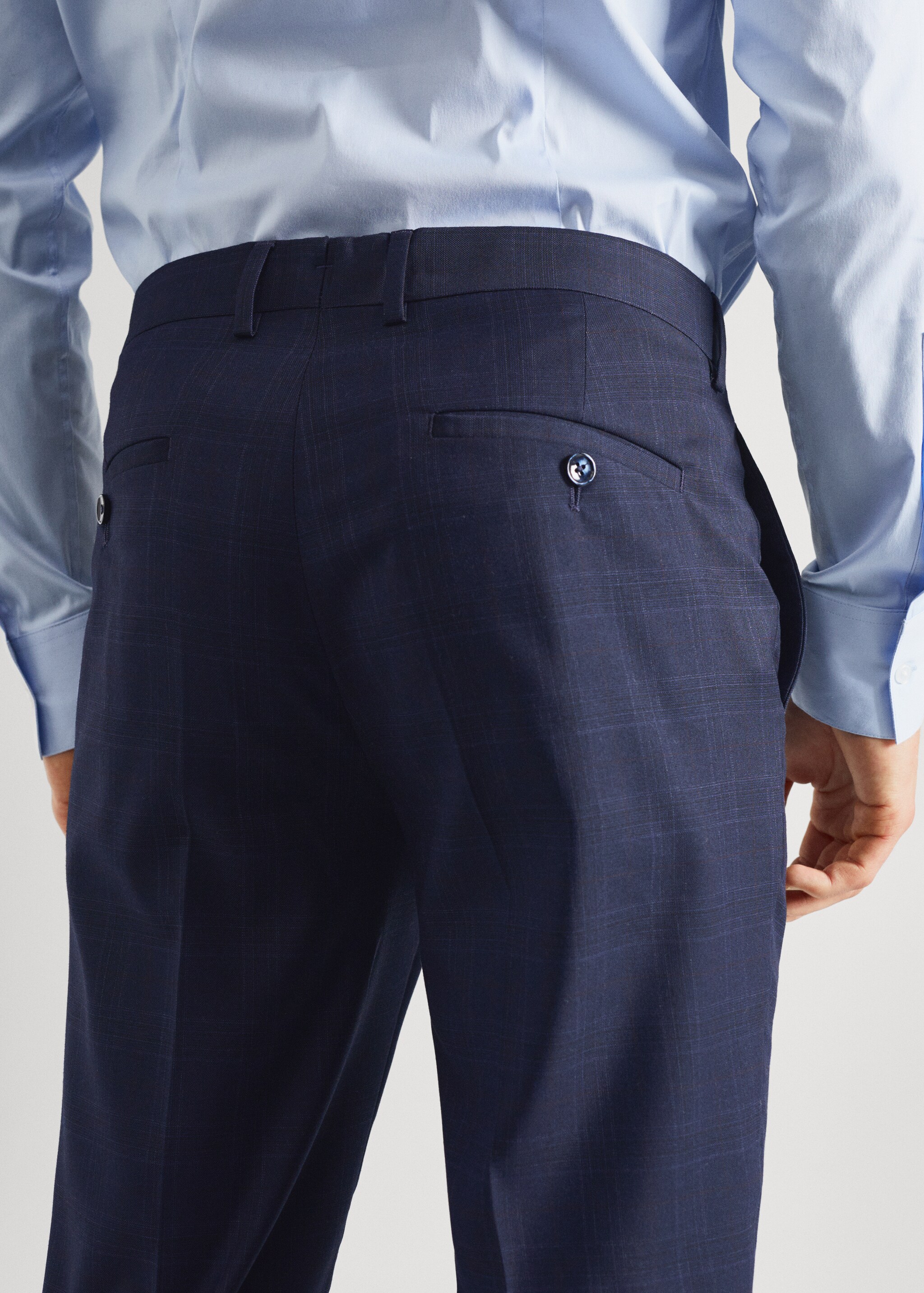 Pantalons vestir súper slim fit - Detall de l'article 6