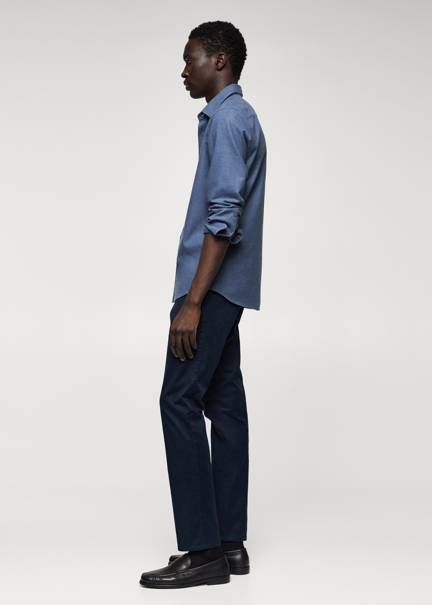Slim Fit-Hemd aus Baumwolle - Detail des Artikels 6