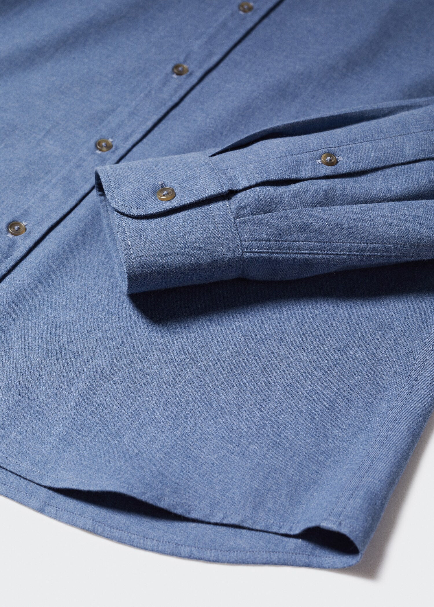Slim Fit-Hemd aus Baumwolle - Detail des Artikels 8