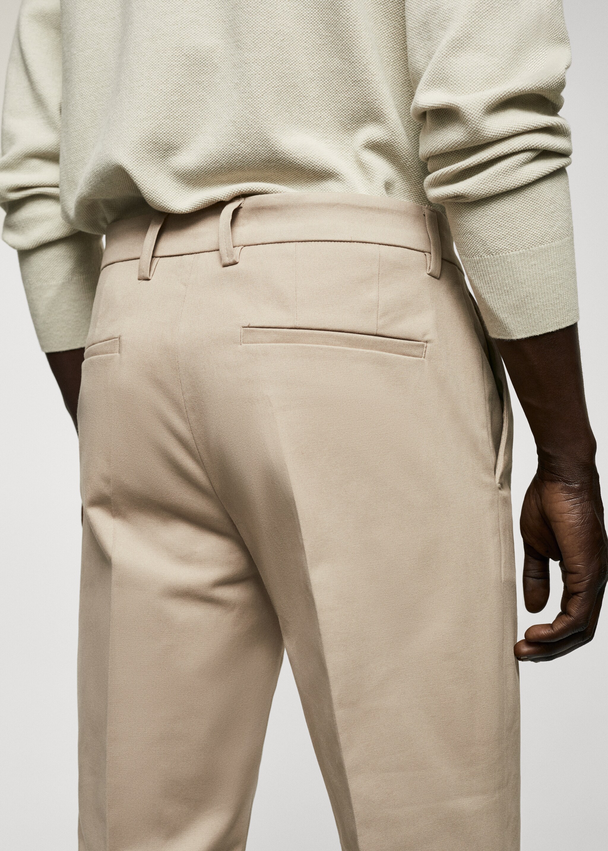 Slim fit chino trousers - Details of the article 6
