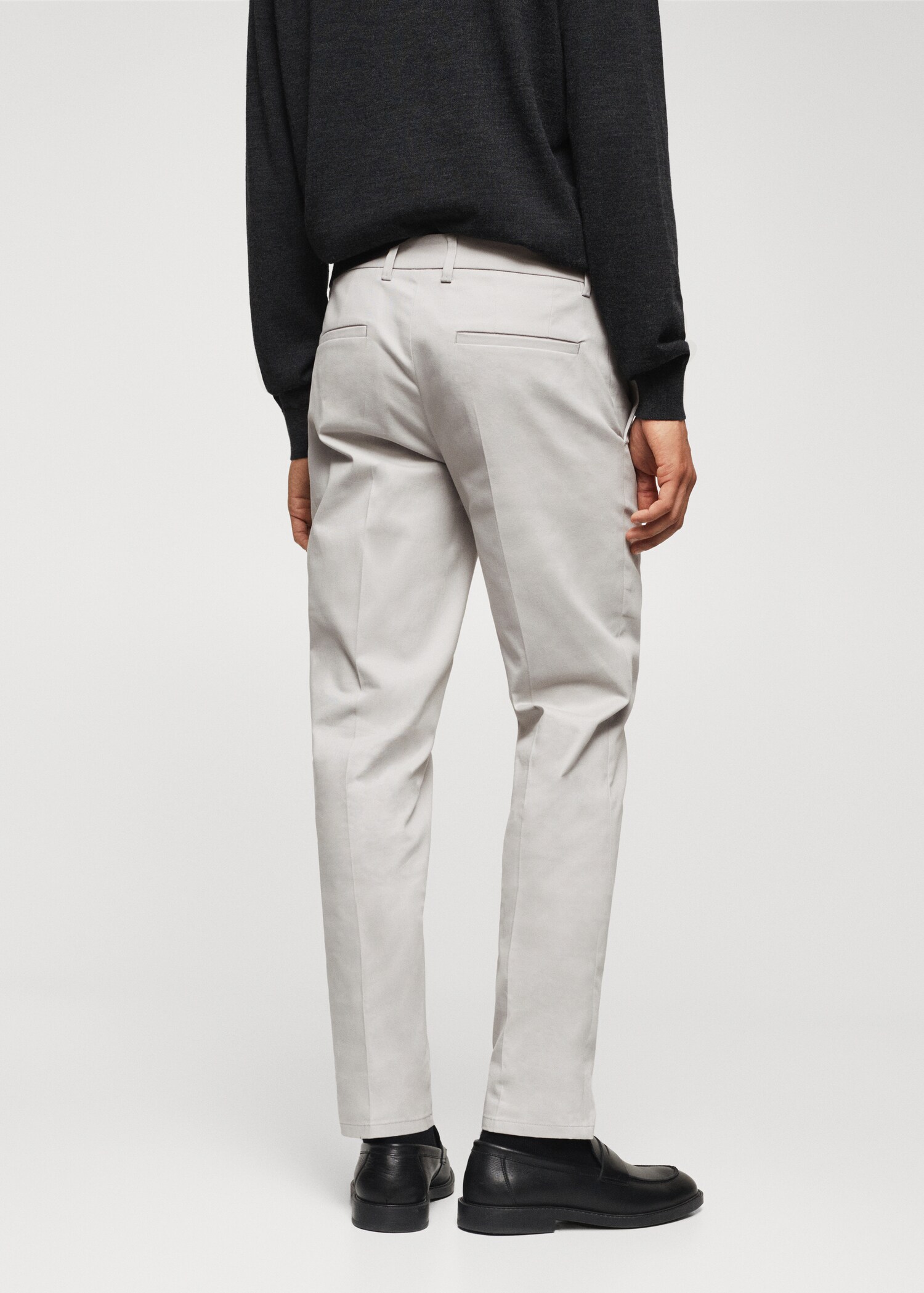 Slim fit chino trousers - Reverse of the article