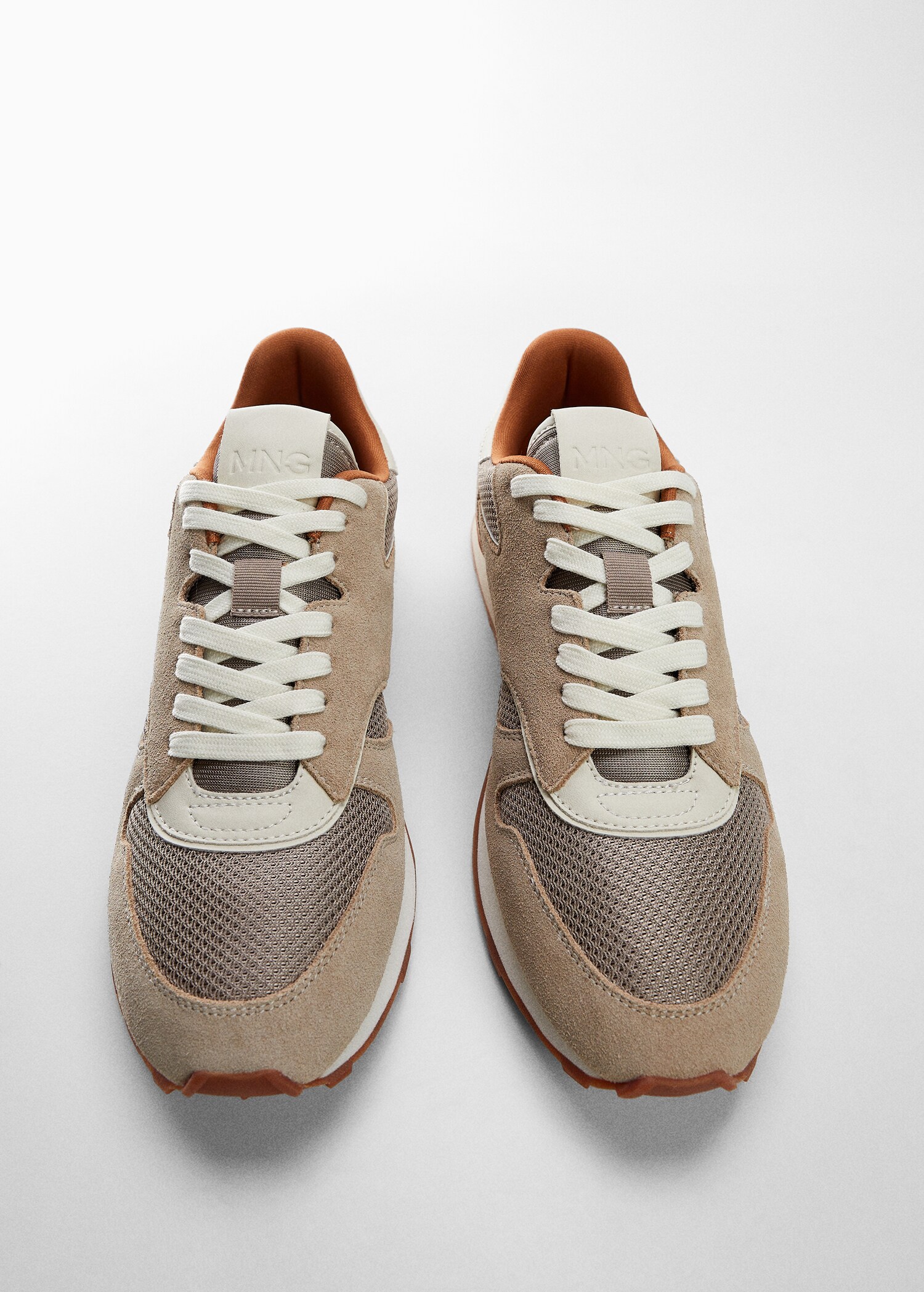 Combined leather sneakers - Details of the article 5