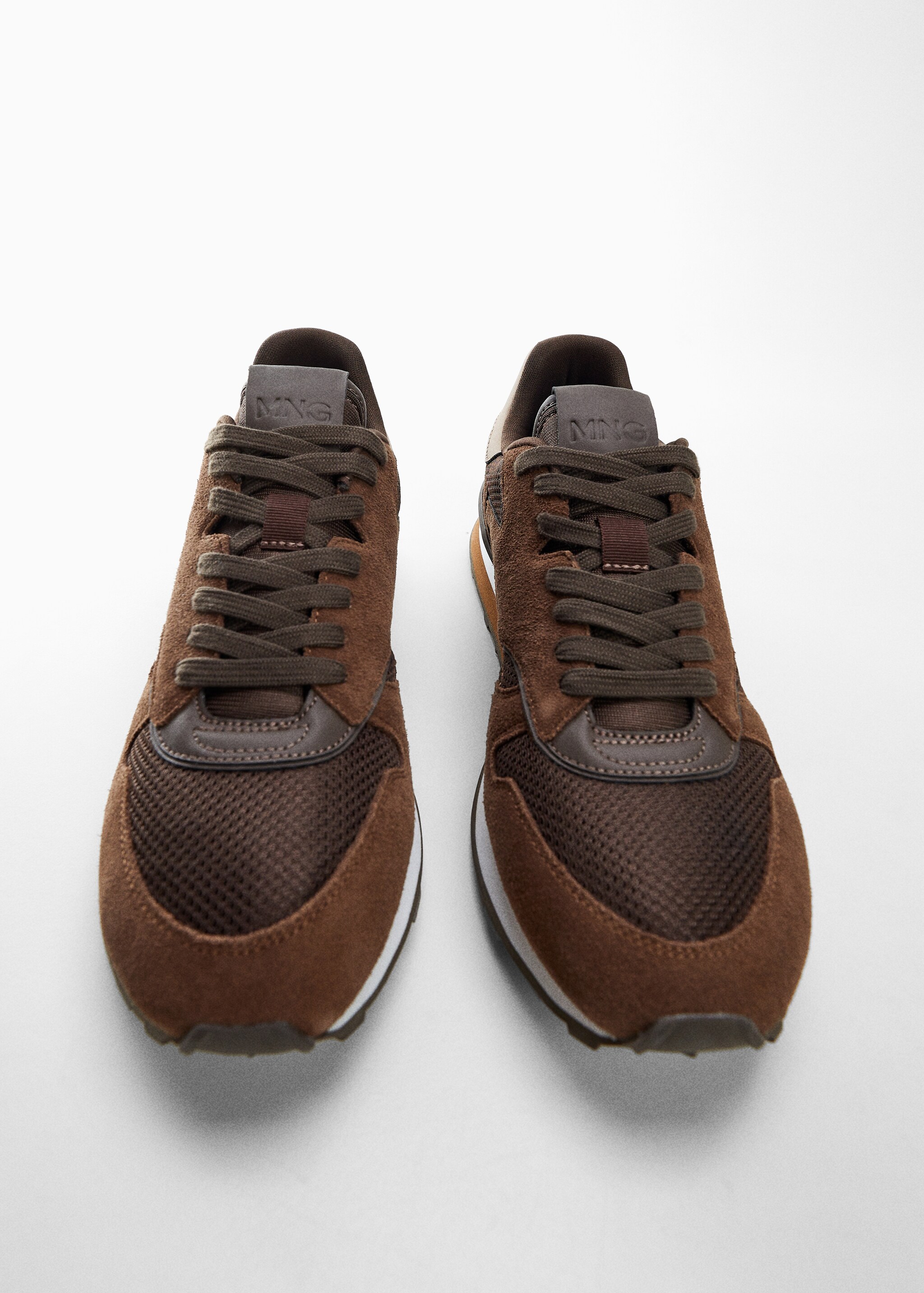 Combined leather sneakers - Details of the article 5