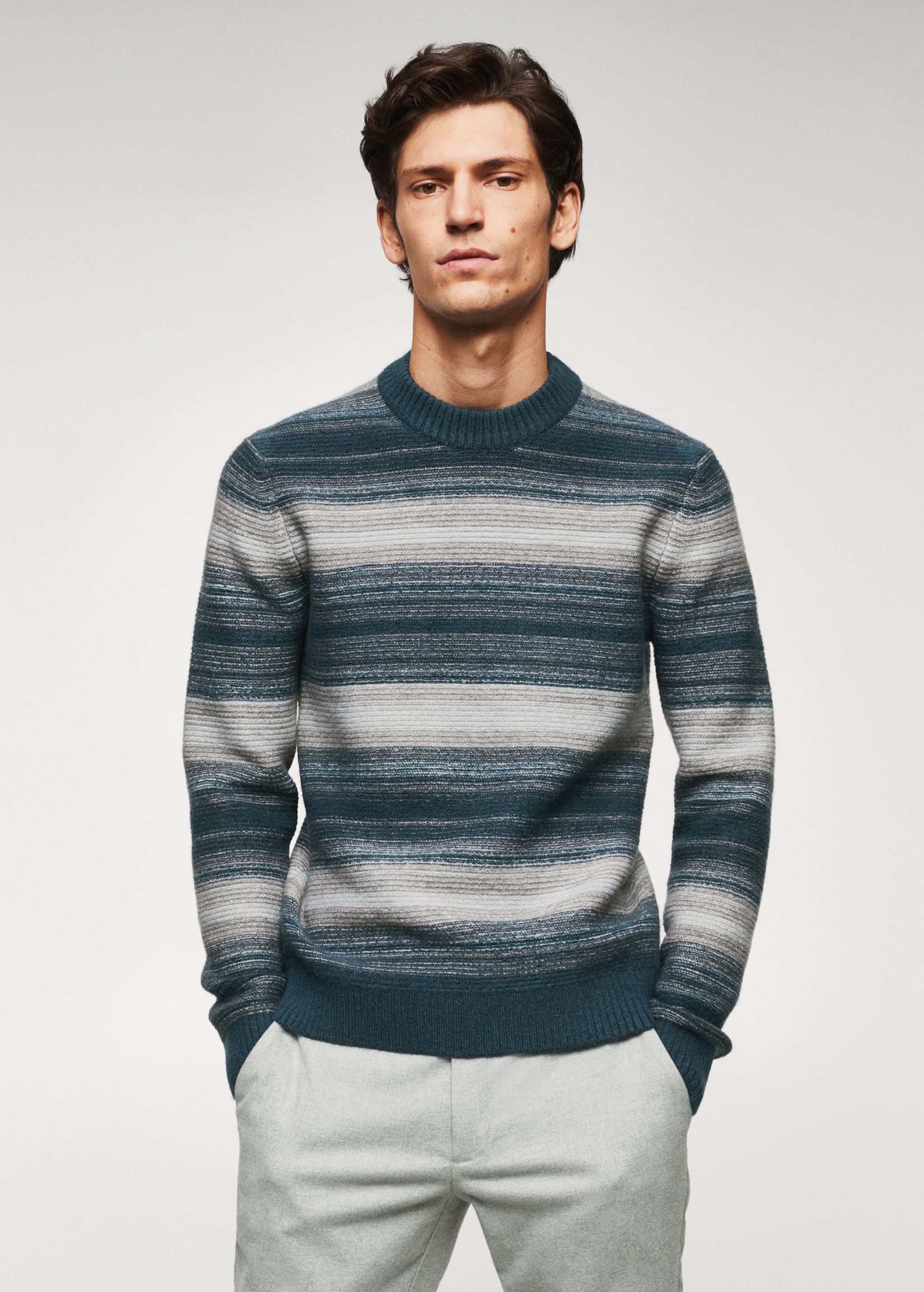 Textured degrade sweater - Medium plane