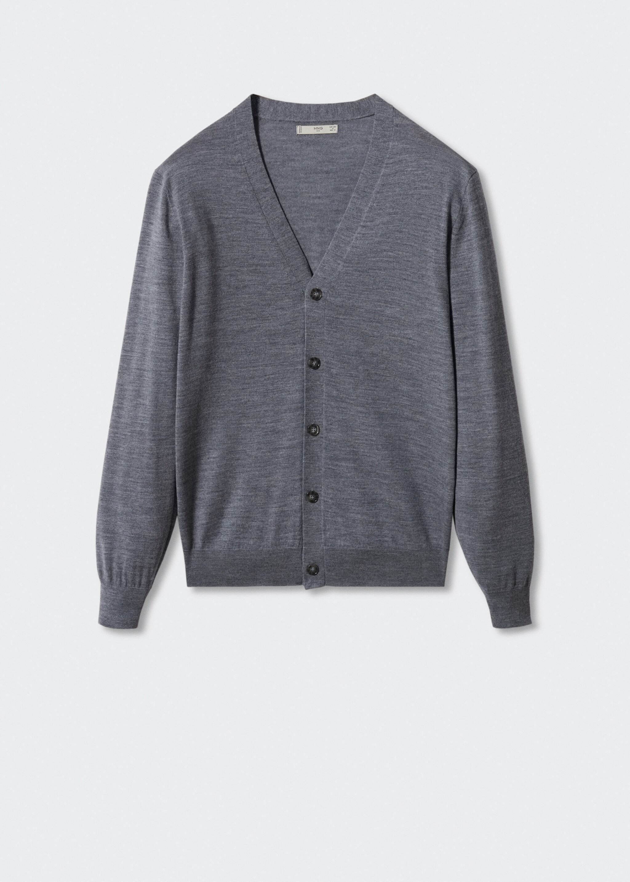 Merino wool washable sweater - Article without model, Grey. Ref: 47040791-00.