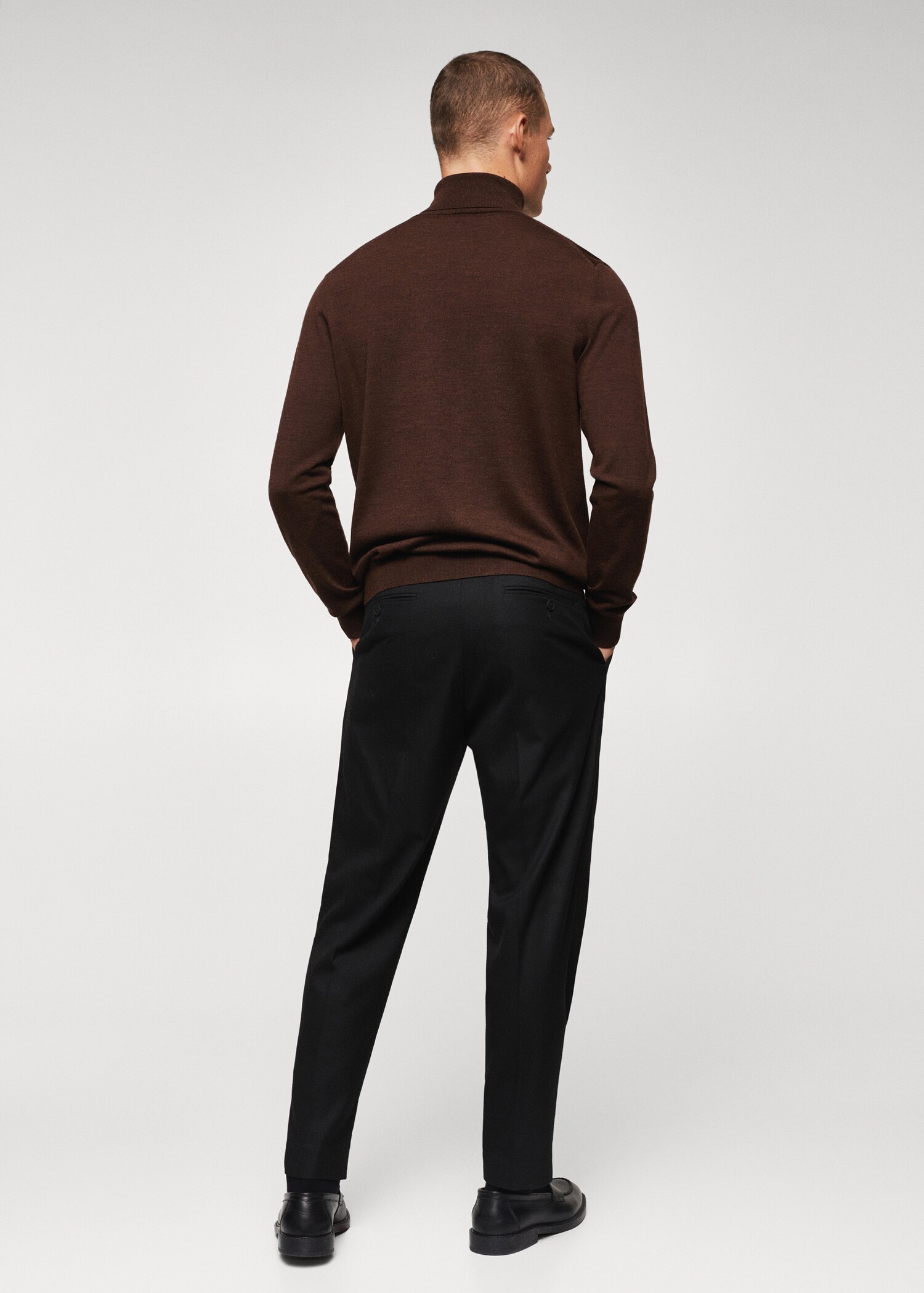 100% merino wool sweater - Reverse of the article