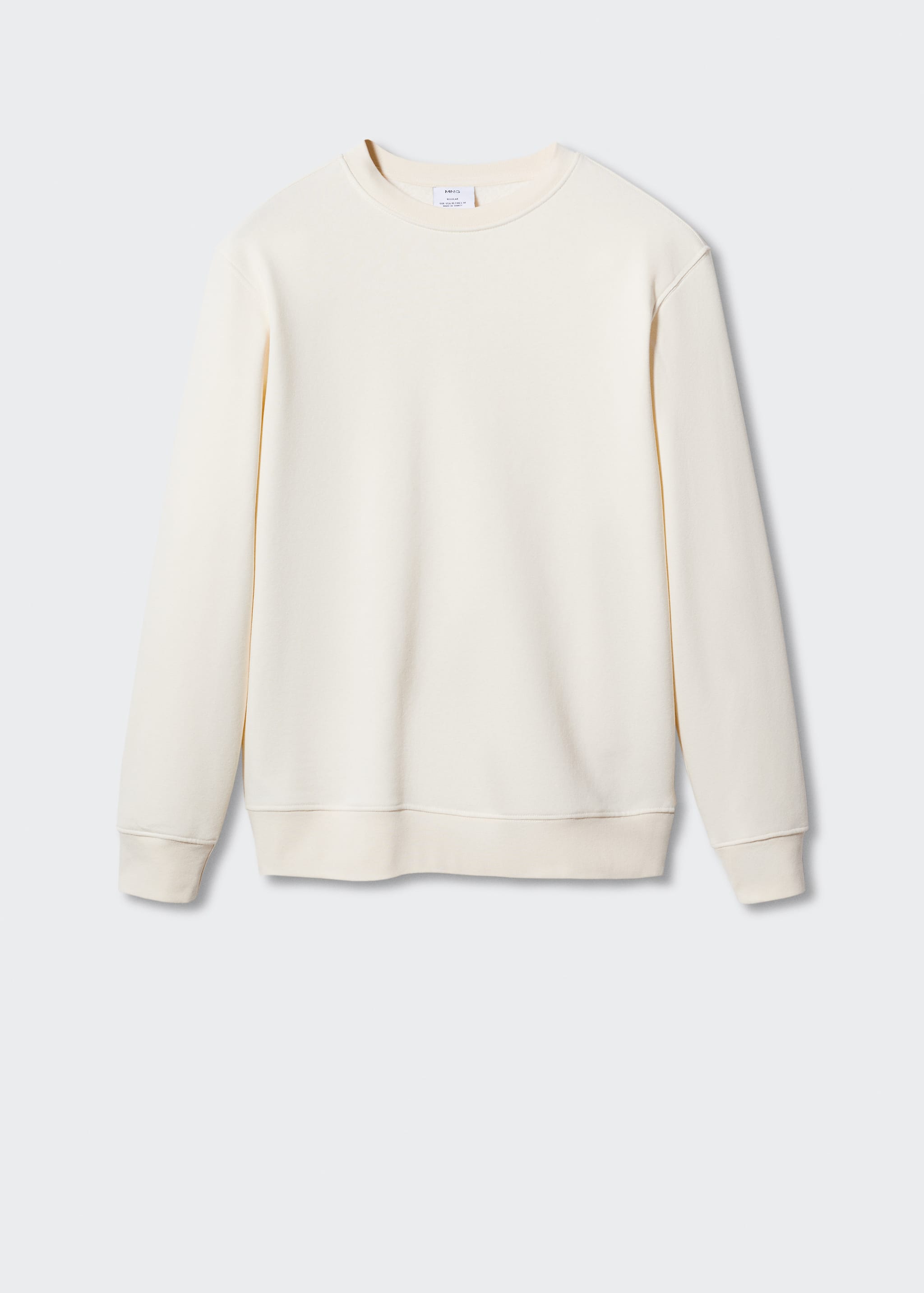 Plush cotton sweatshirt - Article without model