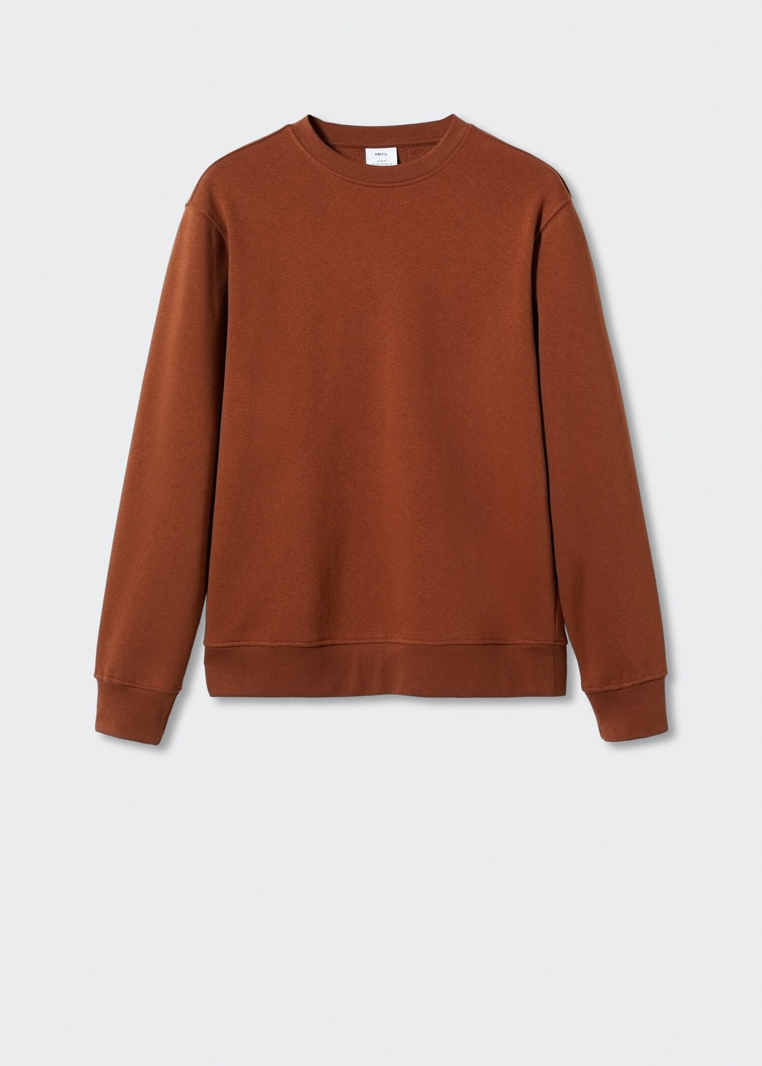 Plush cotton sweatshirt - Article without model