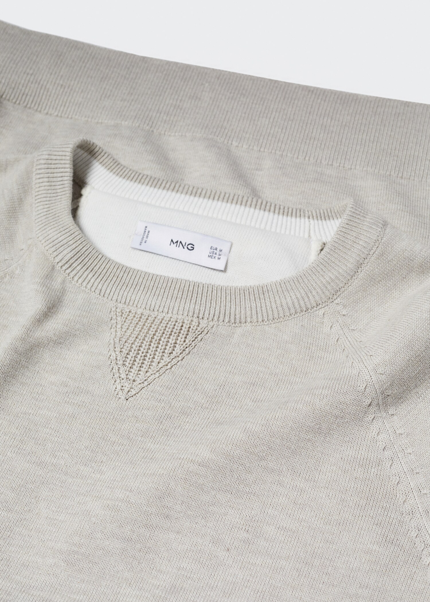 Fine-knit cotton sweater - Details of the article 8