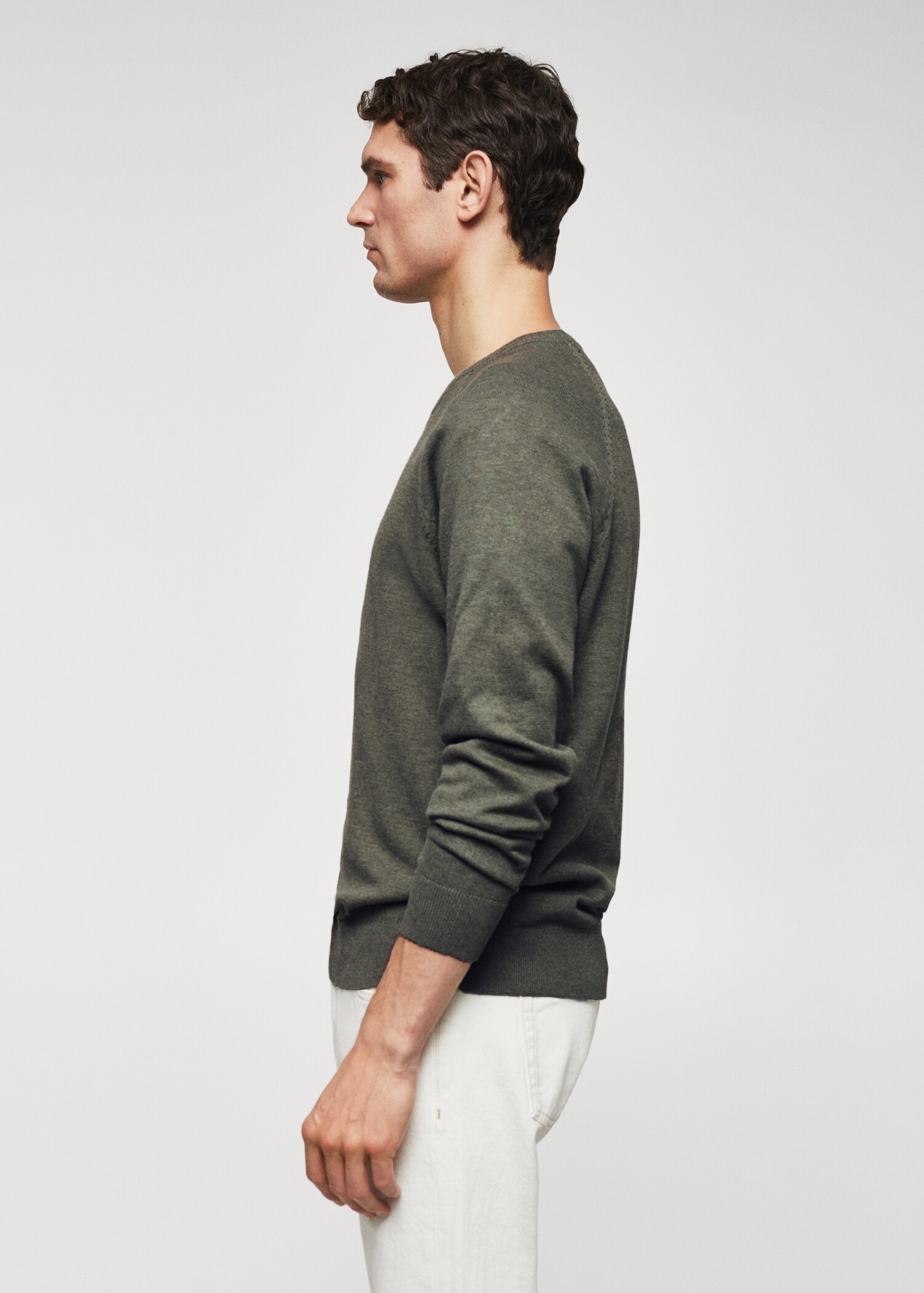 Fine-knit cotton sweater - Details of the article 6