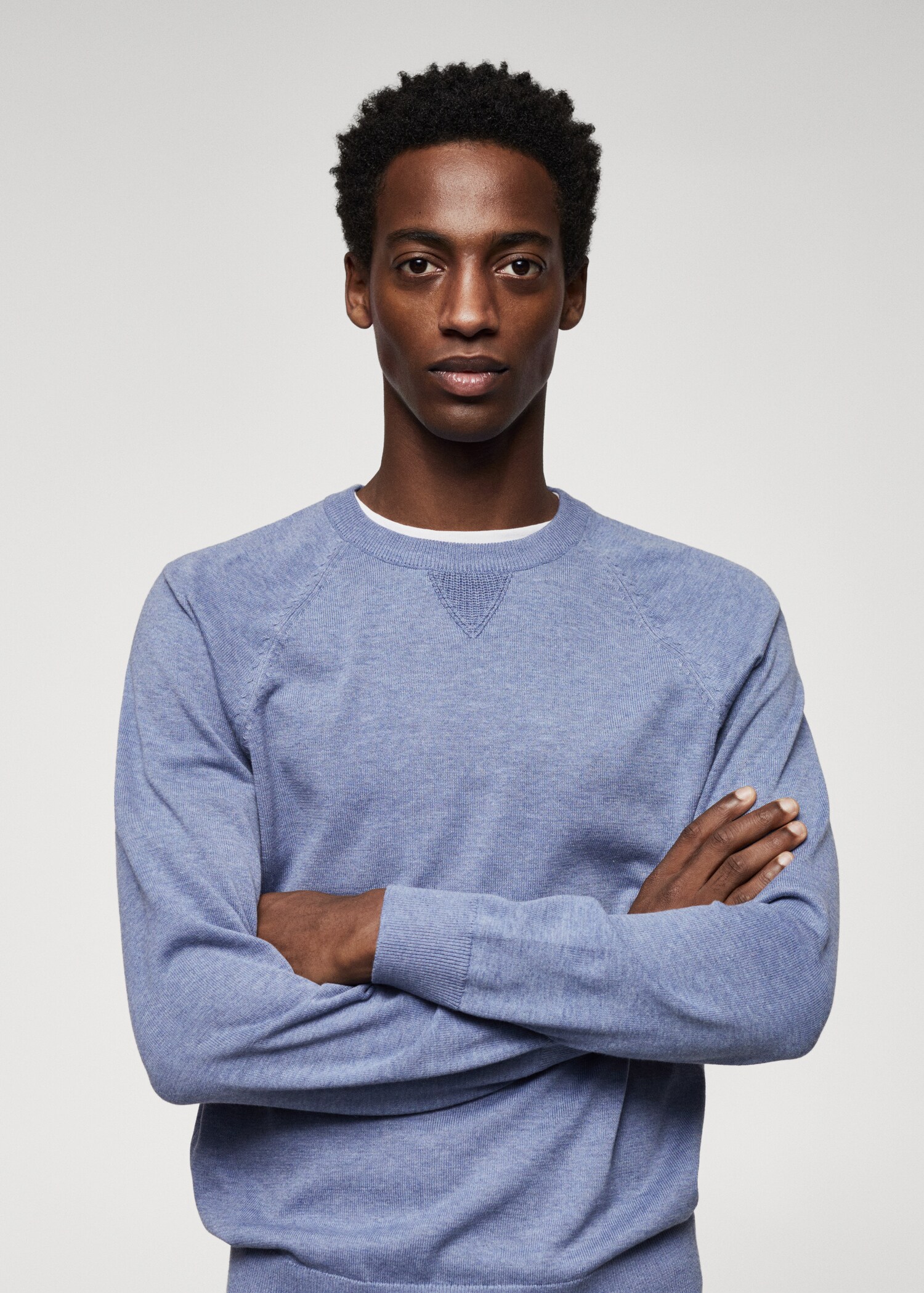Fine-knit cotton sweater - Details of the article 6