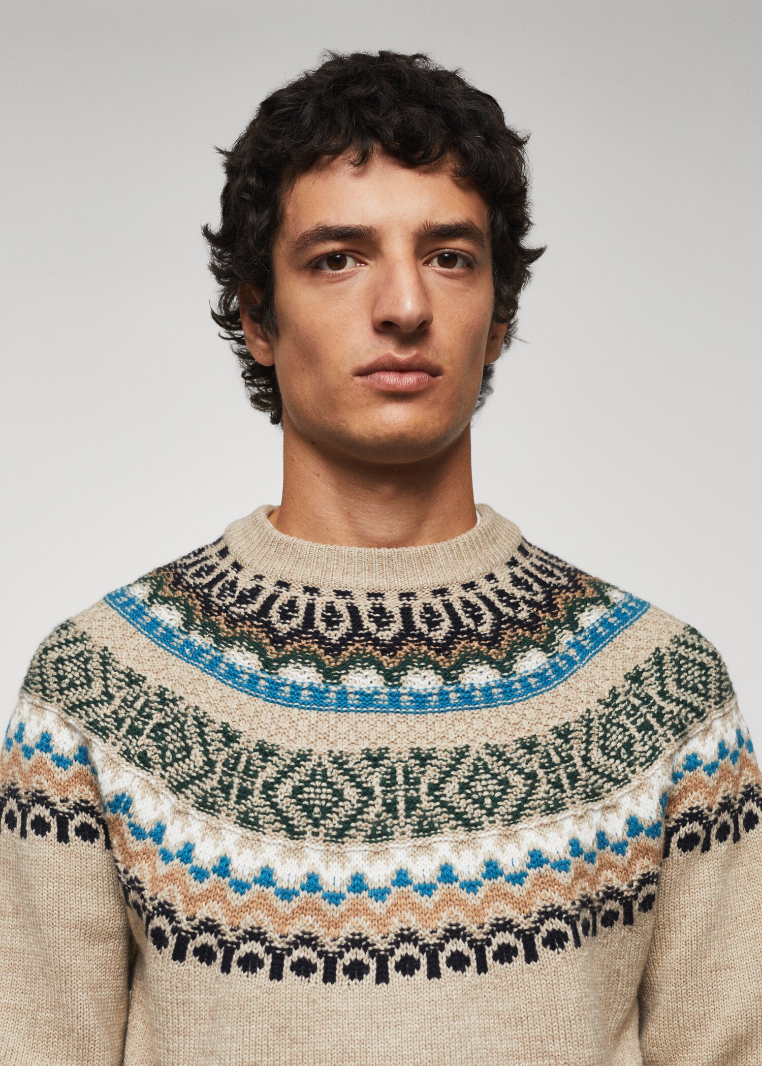 Wollen jacquard trui - Detail van het artikel 1