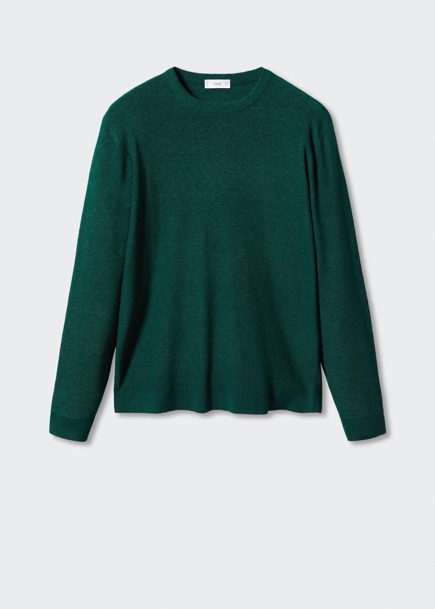Structured cotton sweater - Article without model