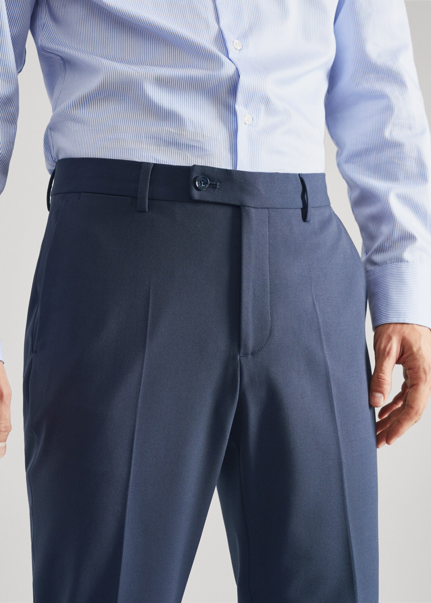 Pantalons vestit slim fit - Detall de l'article 1