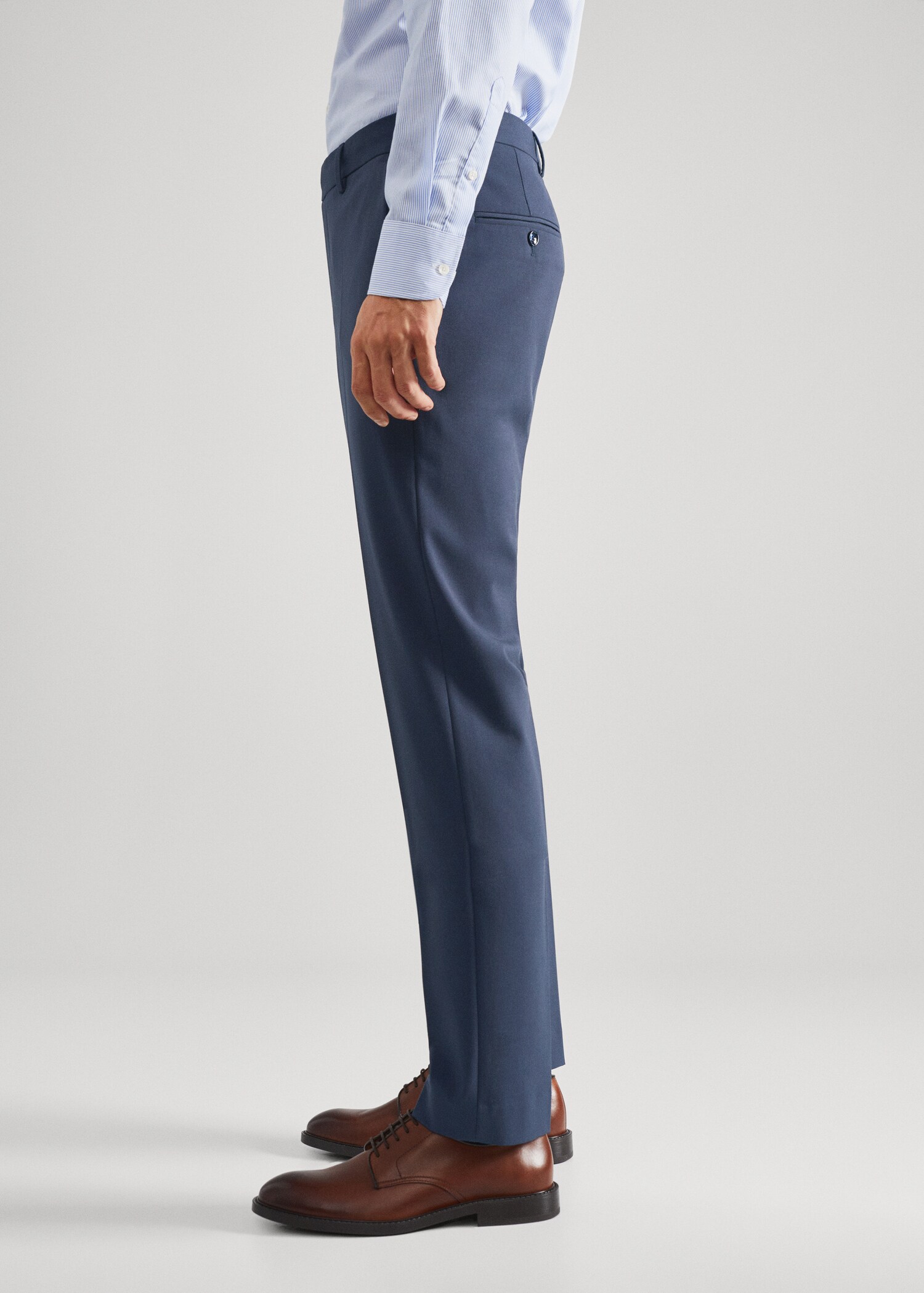 Pantalons vestit slim fit - Detall de l'article 4