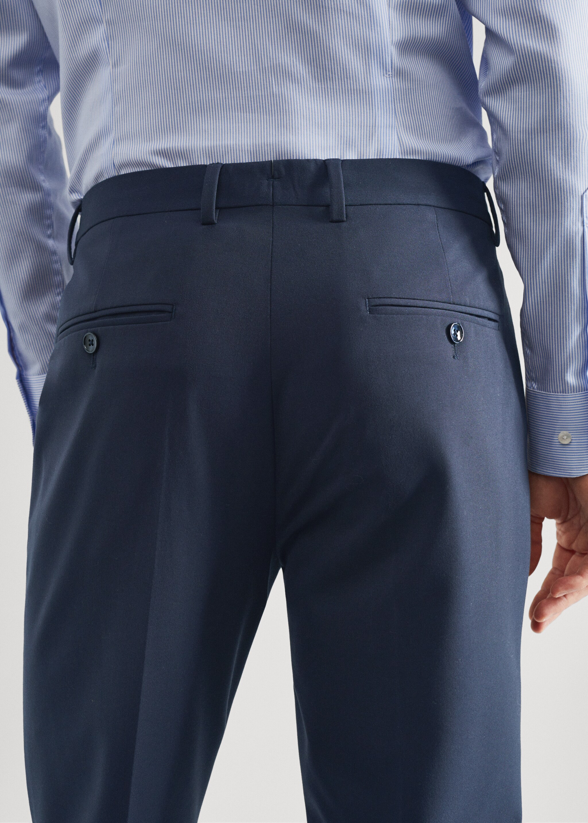 Pantalons vestit slim fit - Detall de l'article 6
