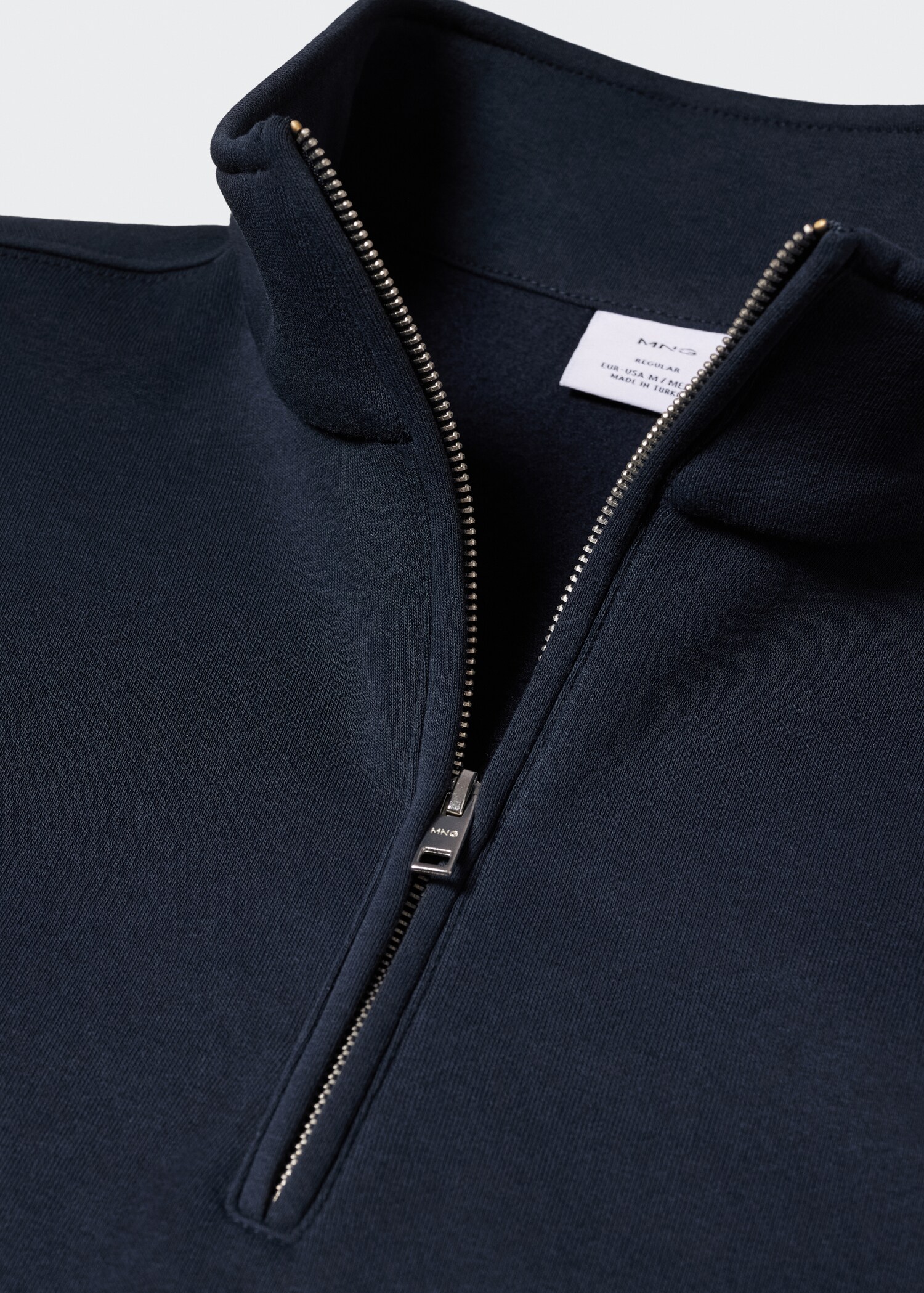 Sweat-shirt coton col zippé - Détail de l'article 8