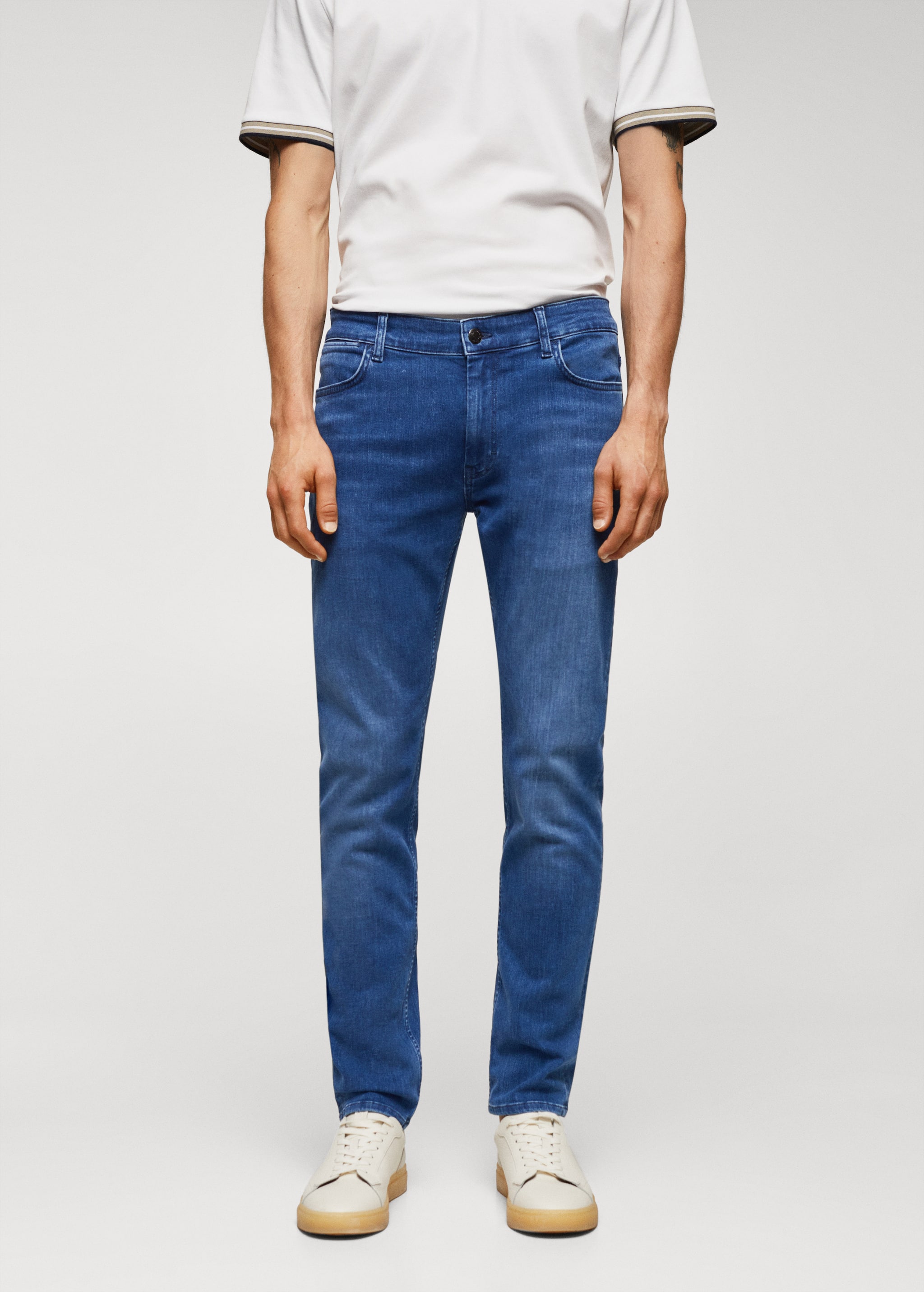 Slim Fit-Jeans Patrick Ultra Soft Touch - Mittlere Ansicht
