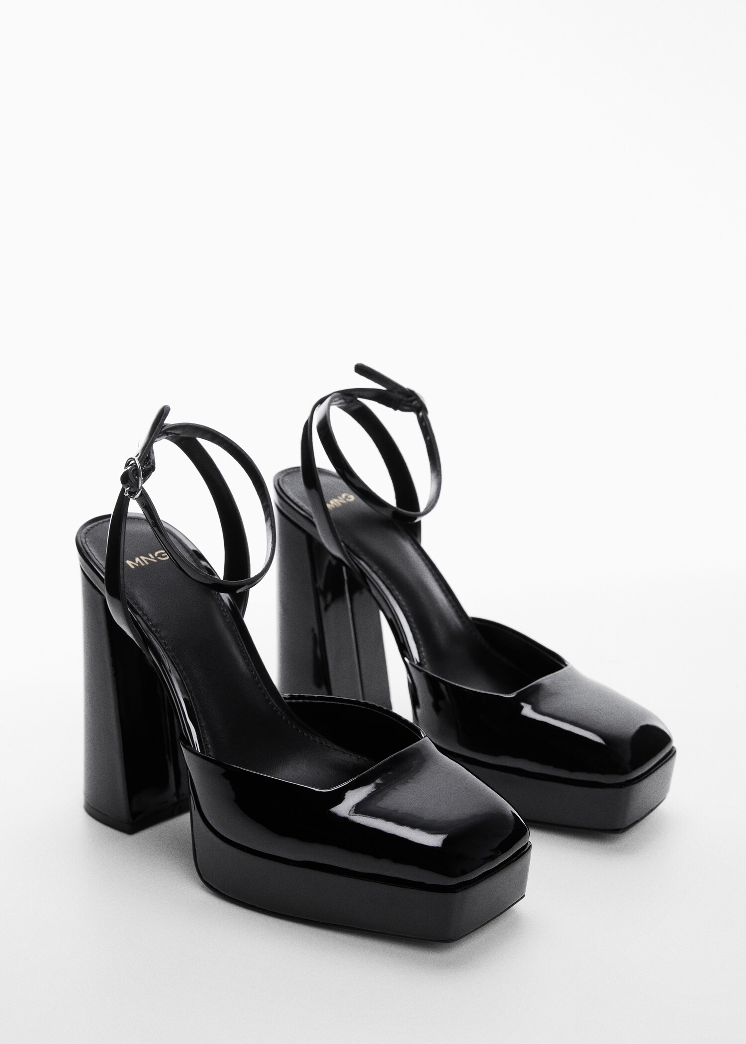 Block heel shoe - Medium plane