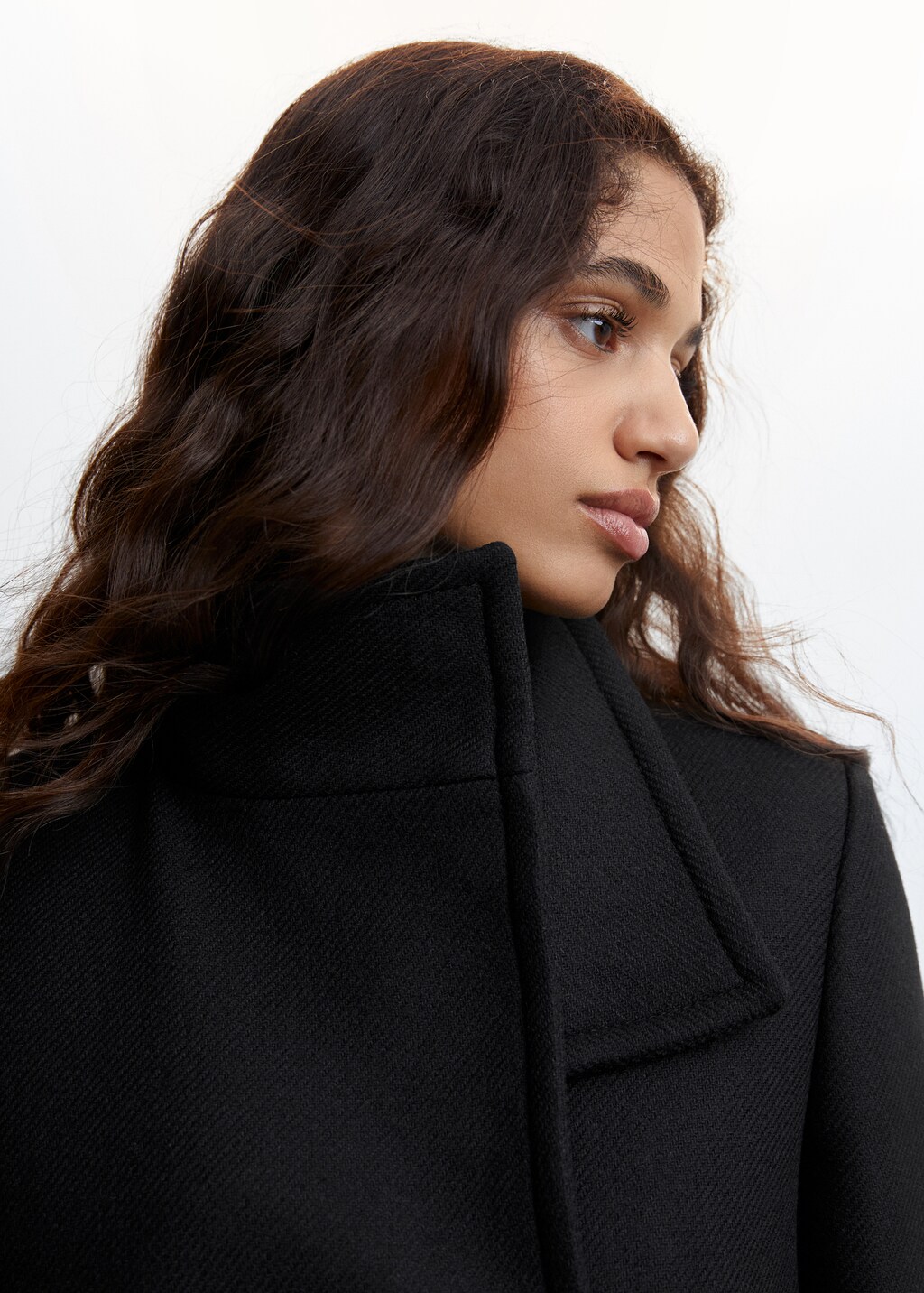 Woolen coat with belt - Women | MANGO OUTLET USA
