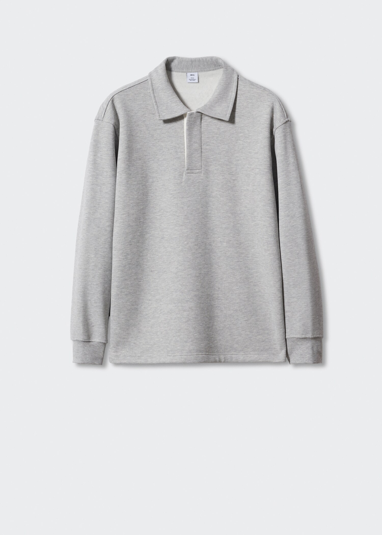 Long sleeves cotton polo - Article without model