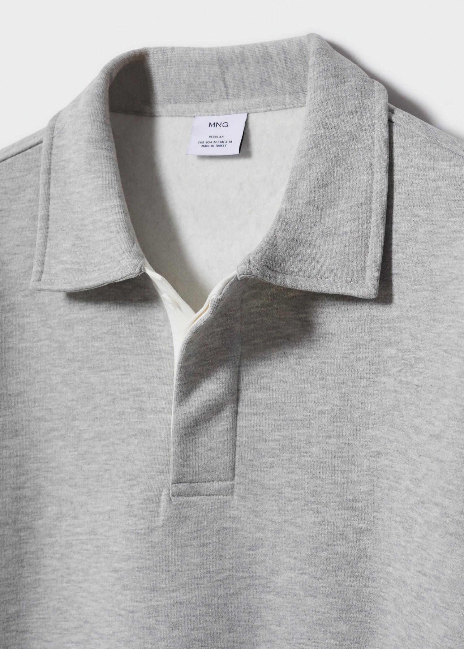 Long sleeves cotton polo - Details of the article 8