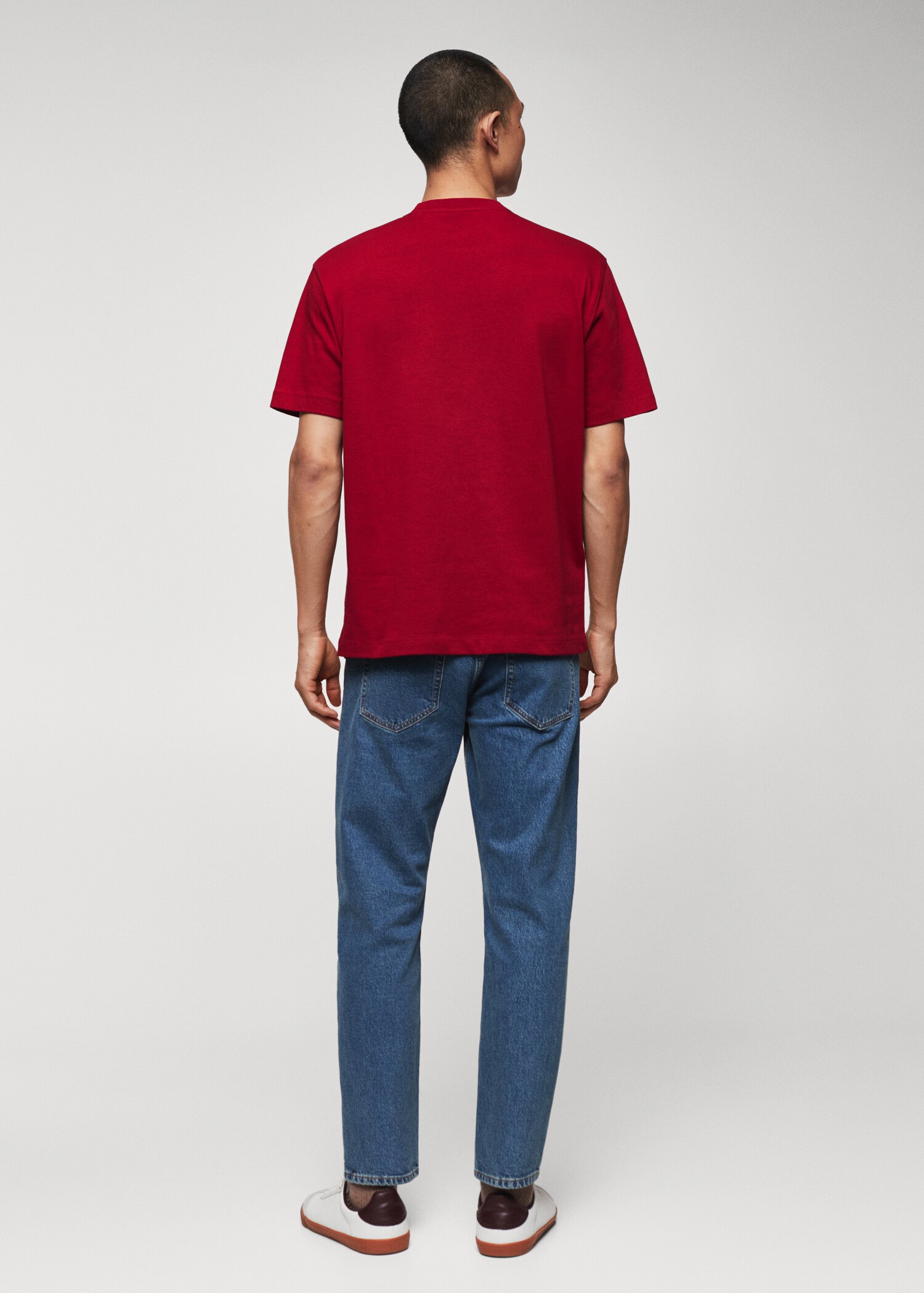 Relaxed fit cotton t-shirt - Reverse of the article
