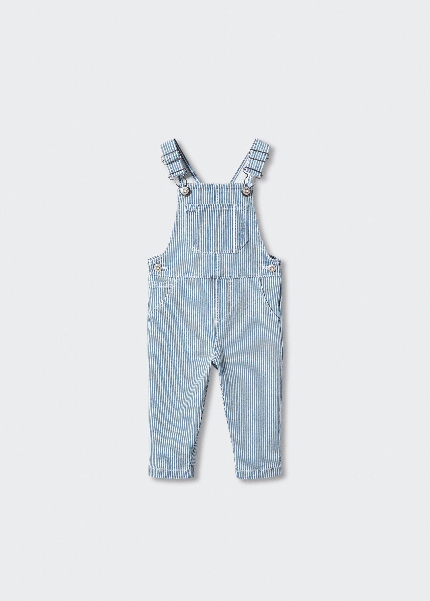 Gestreifte Jeans-Latzhose - Artikel ohne Model