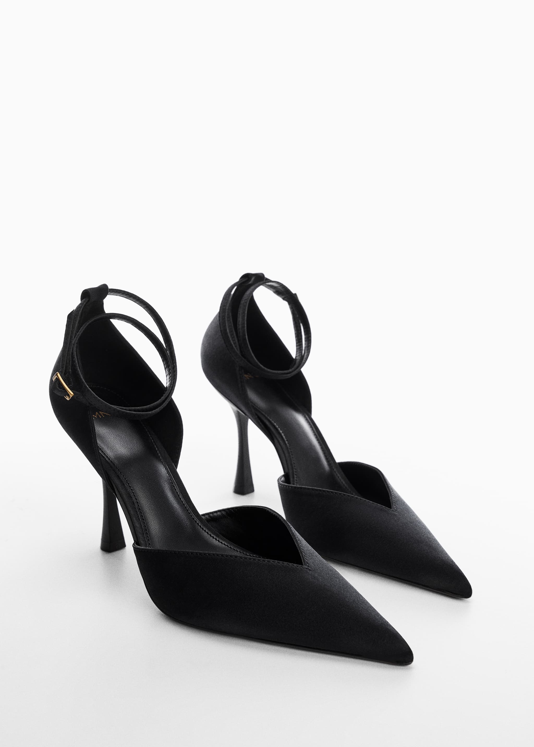 Ankle-cuff pointed toe shoes - Medium plane