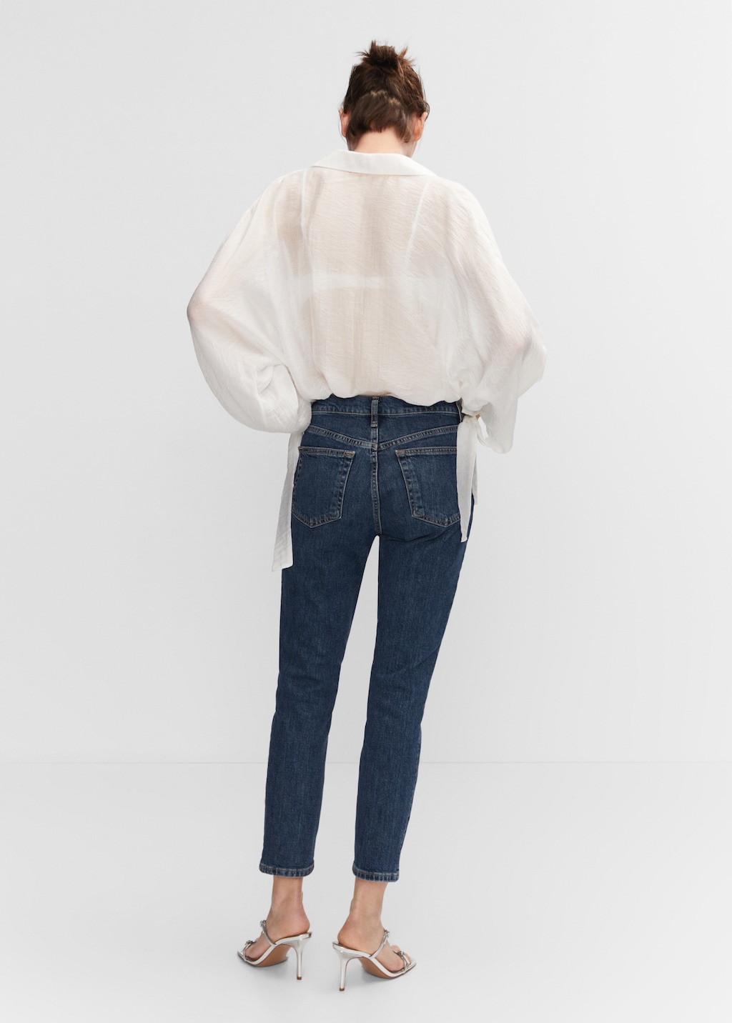 Jean slim crop