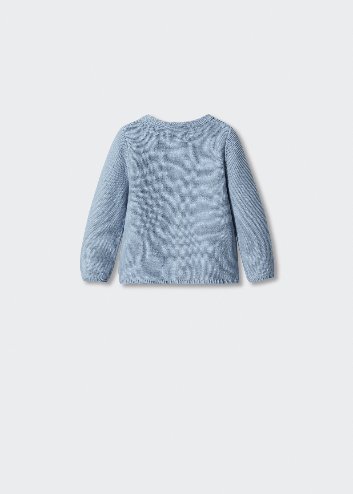Strickjacke mit Knöpfen - Rückseite des Artikels