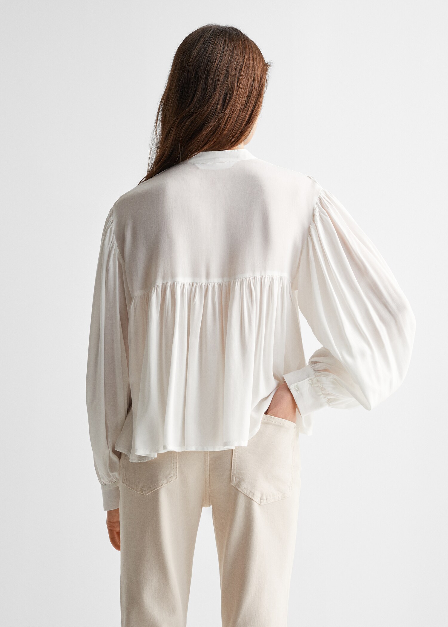 Blouse détails froncés - Verso de l’article