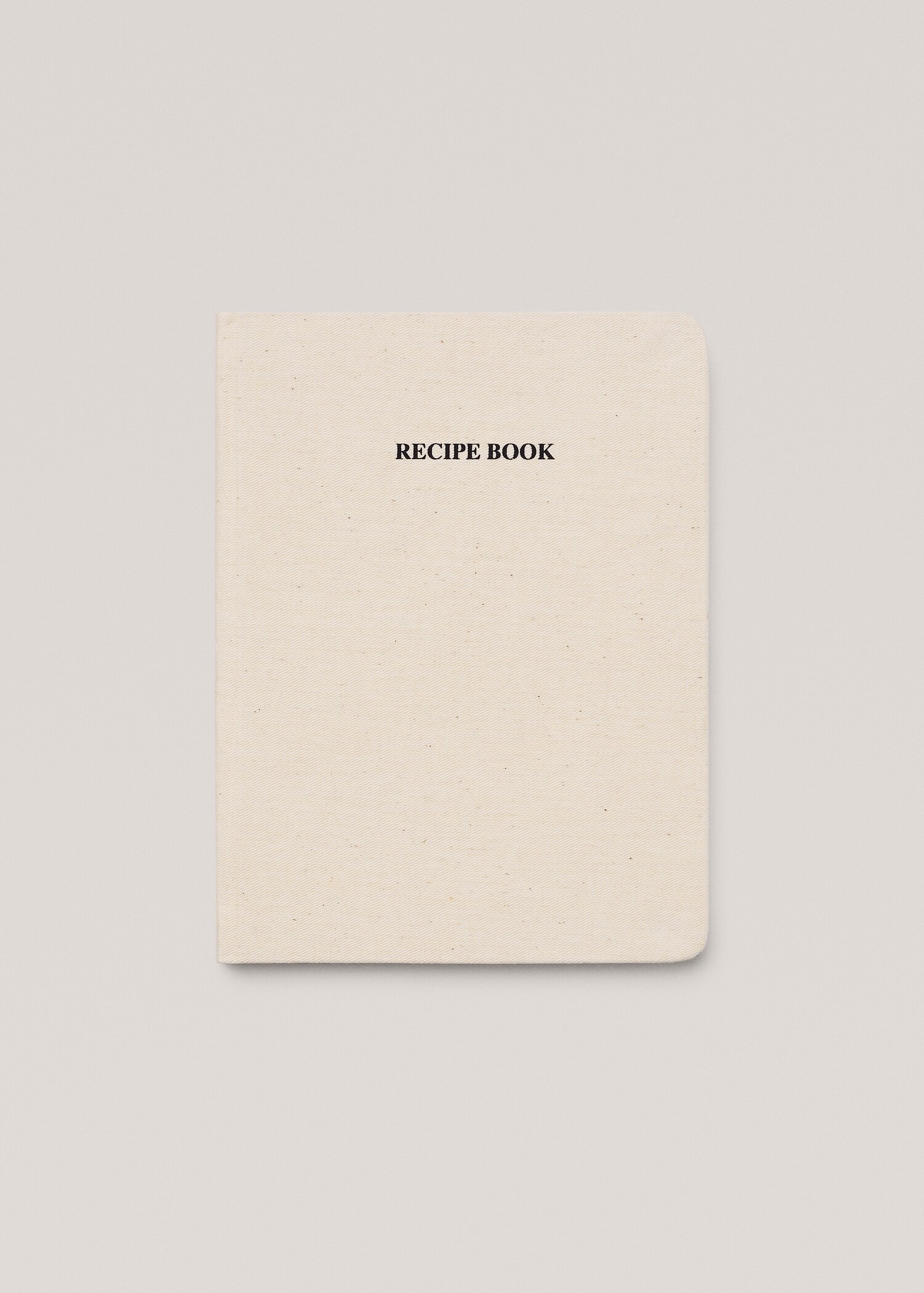 Textile cover recipe notebook - Article without model