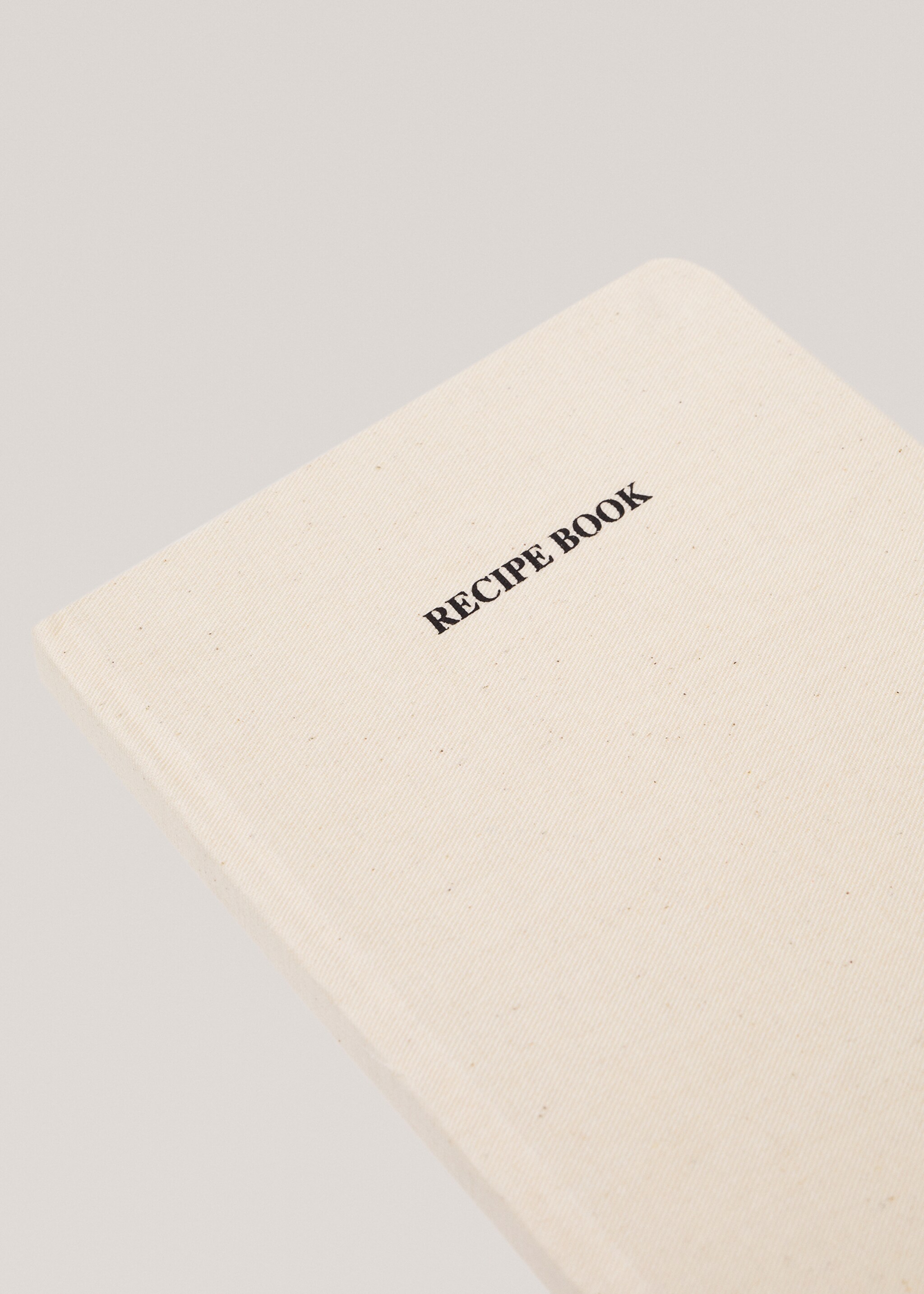 Textile cover recipe notebook - Details of the article 1