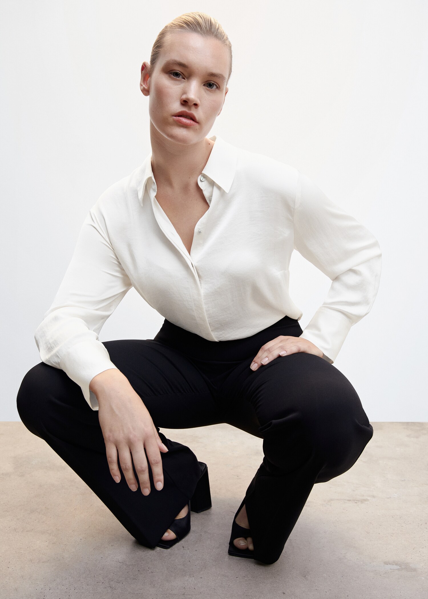 Camicia fluida satinata - Dettaglio dell'articolo 5