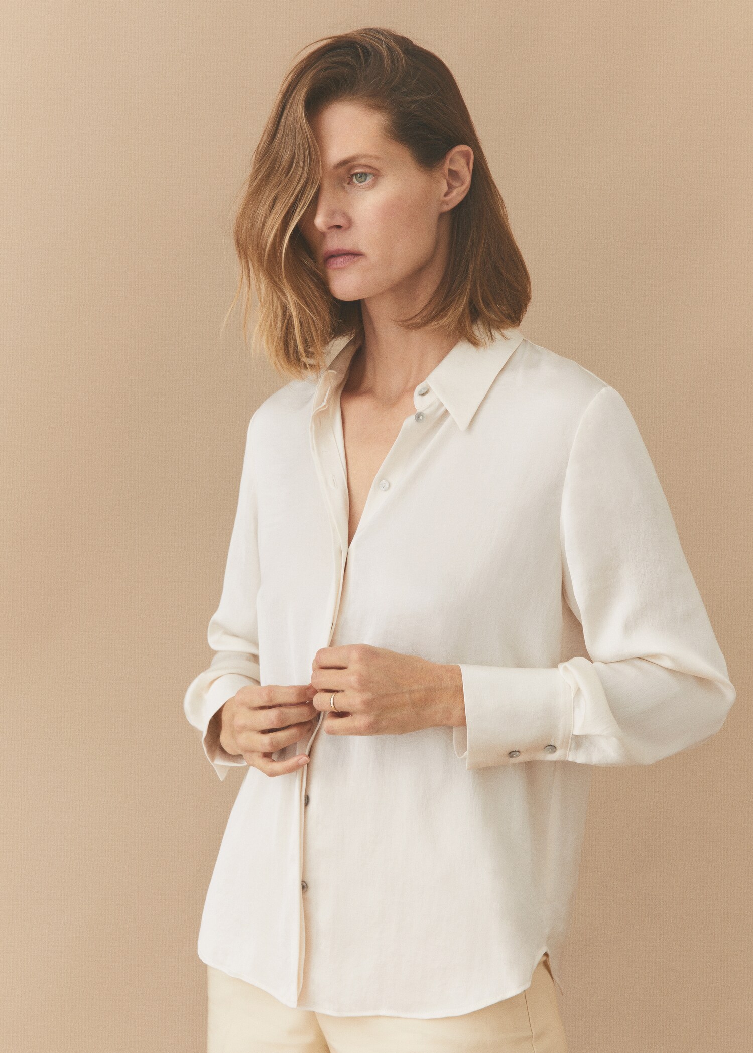 Camicia fluida satinata - Dettaglio dell'articolo 7