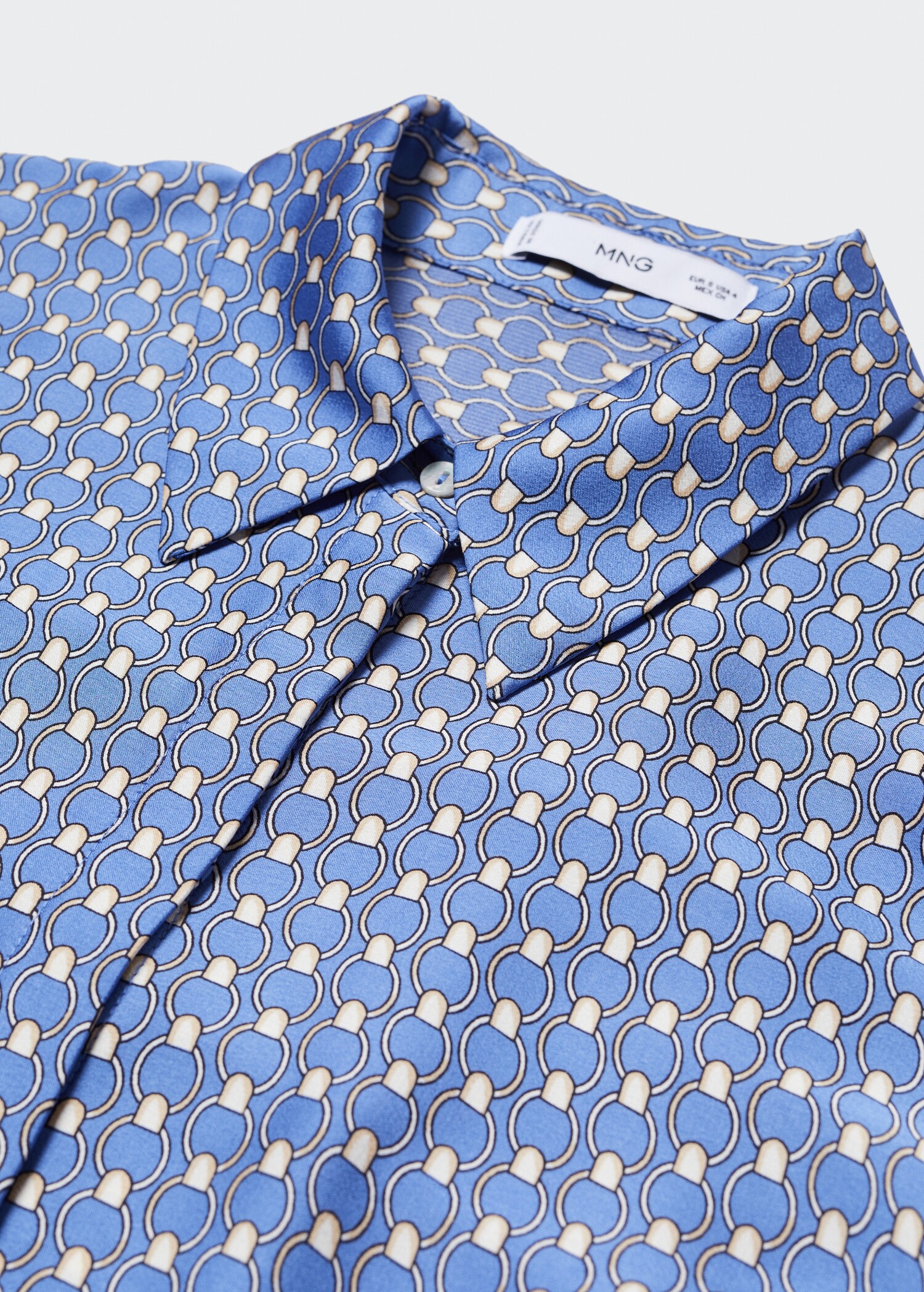 Soepelvallende satijnen blouse - Detail van het artikel 8