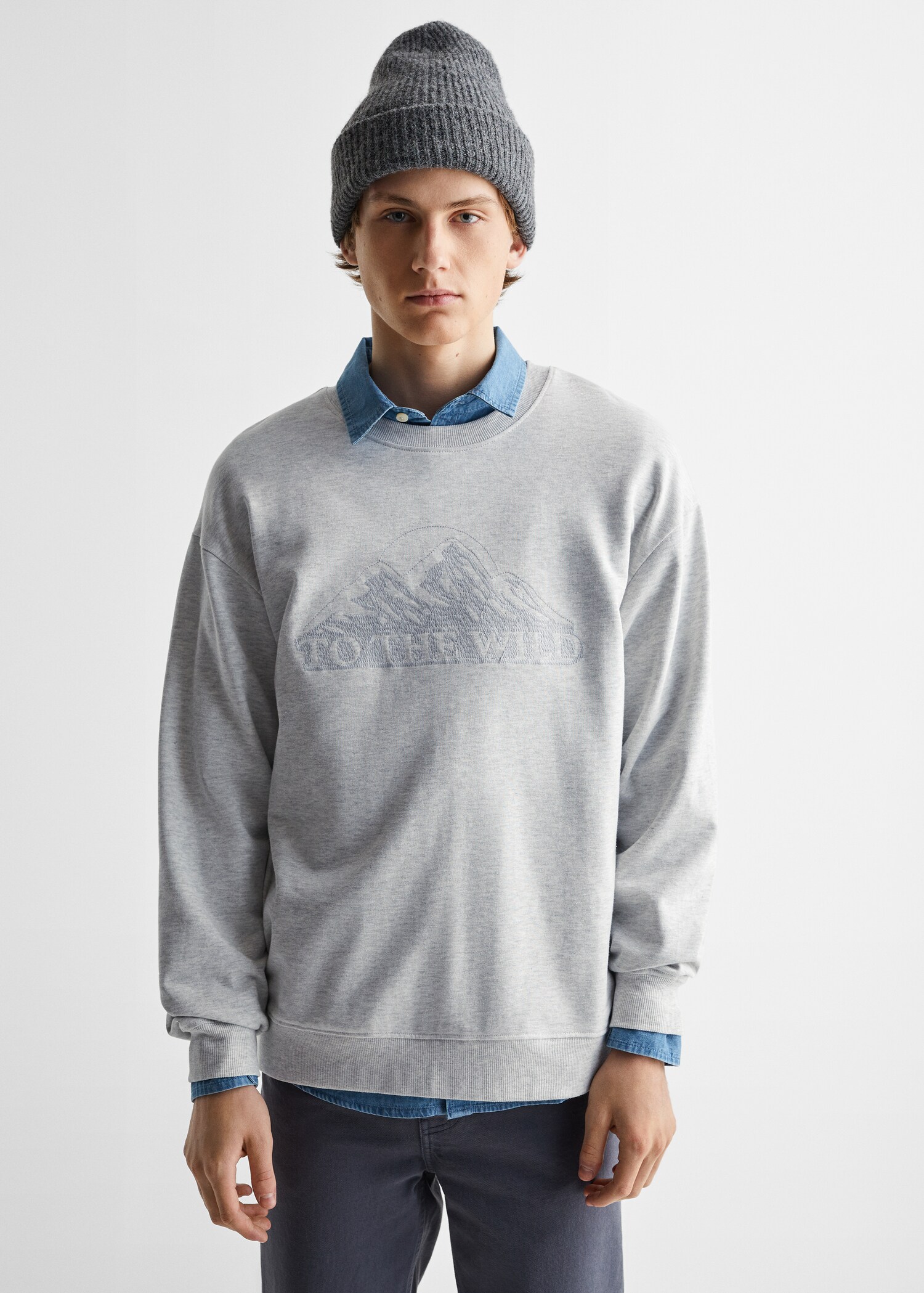 Cartoon cotton sweatshirt - Medium plane