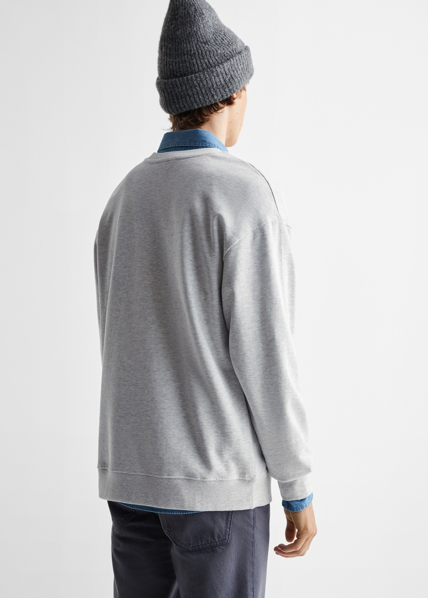 Cartoon cotton sweatshirt - Reverse of the article