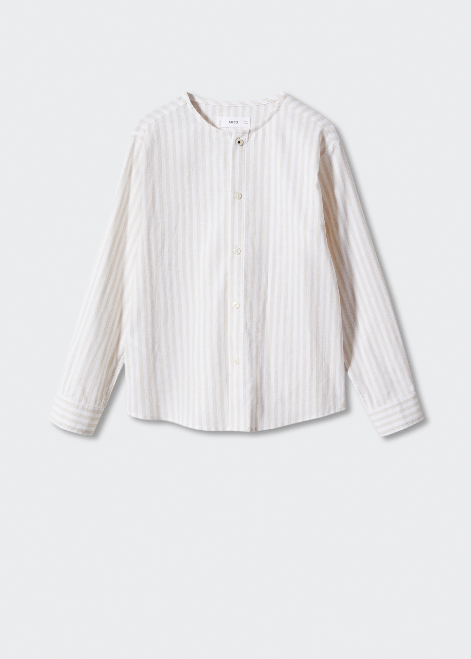 Striped cotton shirt - Article without model