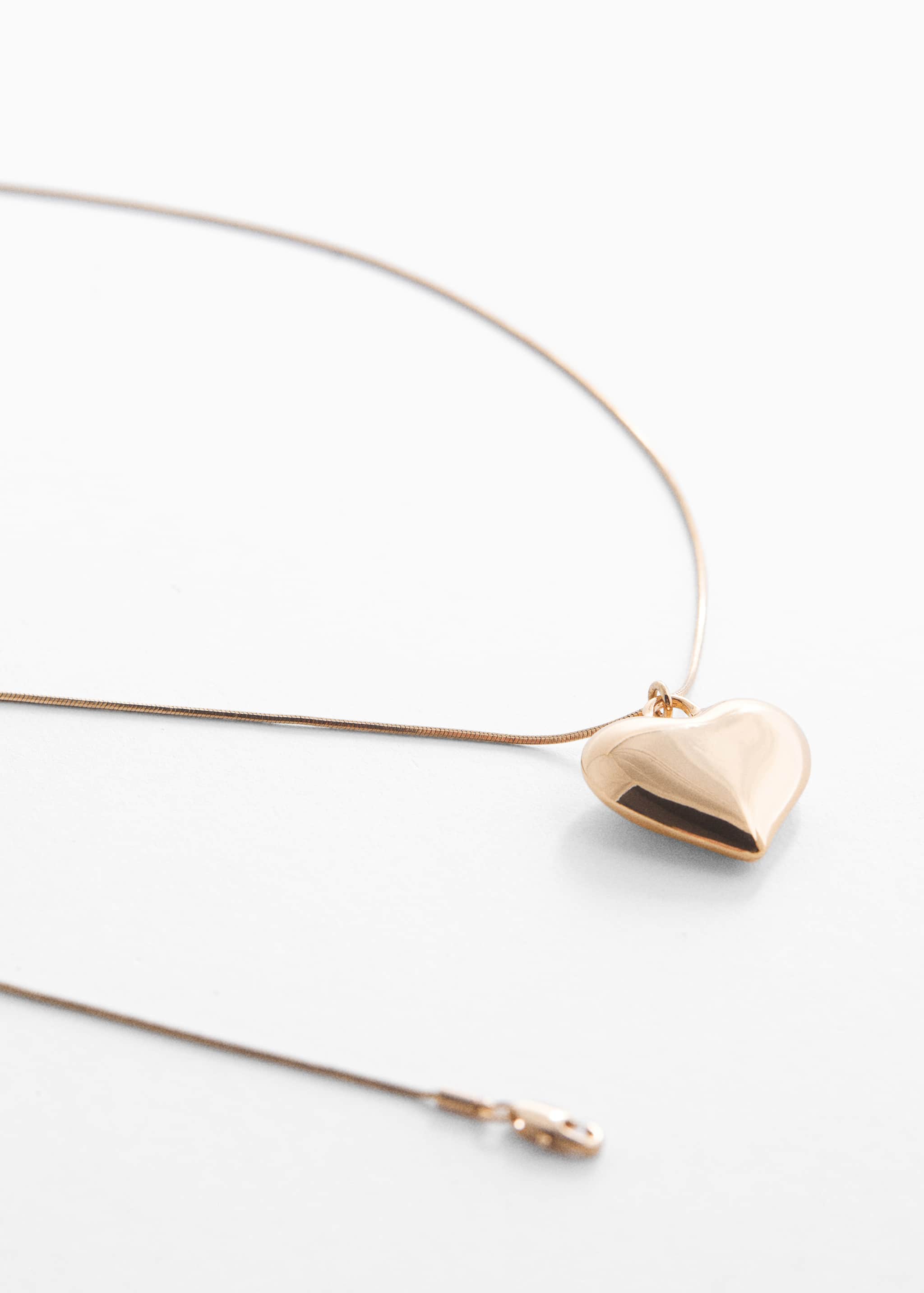 Heart necklace - Medium plane