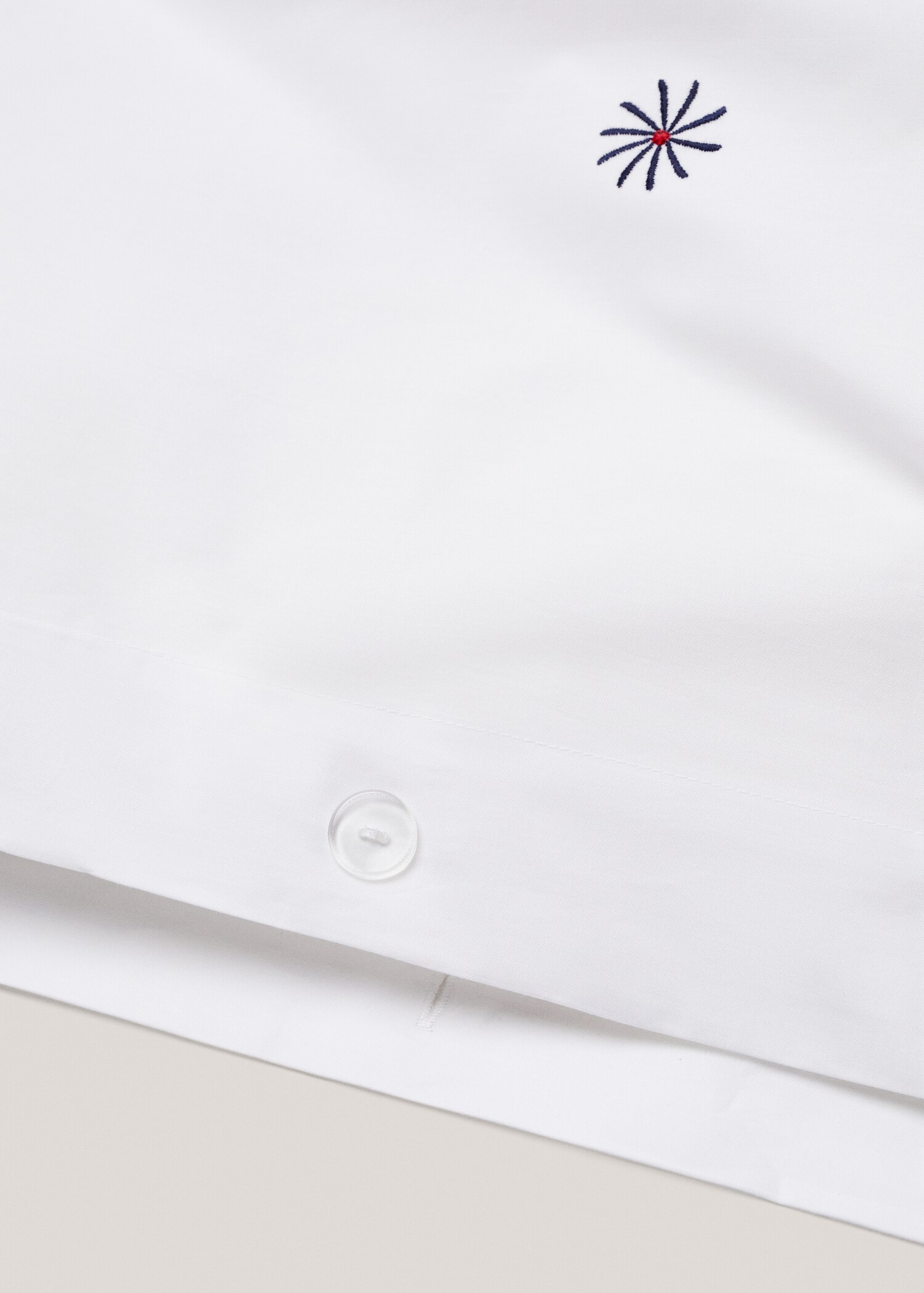 Embroidered duvet cover Single bed - Details of the article 1