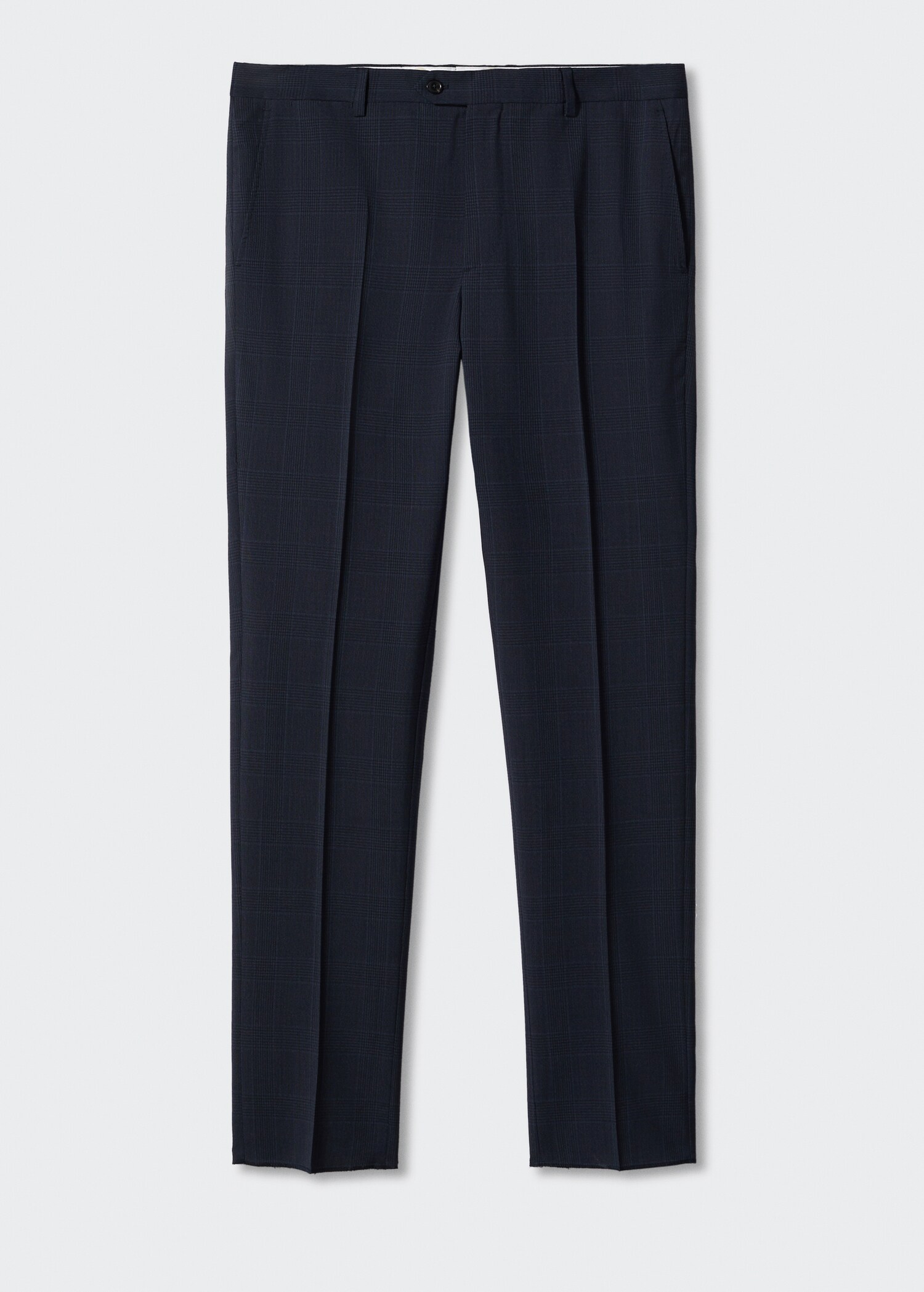 Slim fit virgin wool suit trousers - Article without model