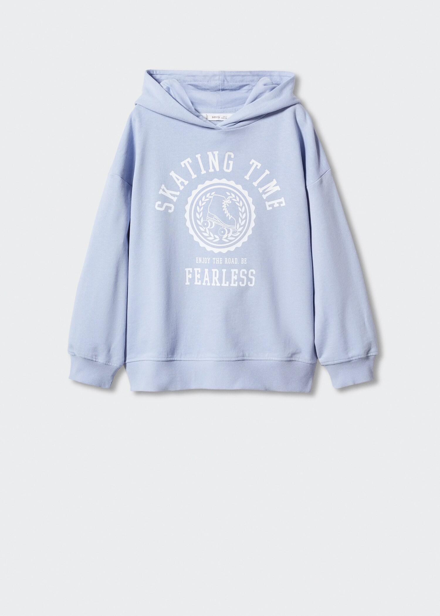 Printed message sweatshirt - Article without model